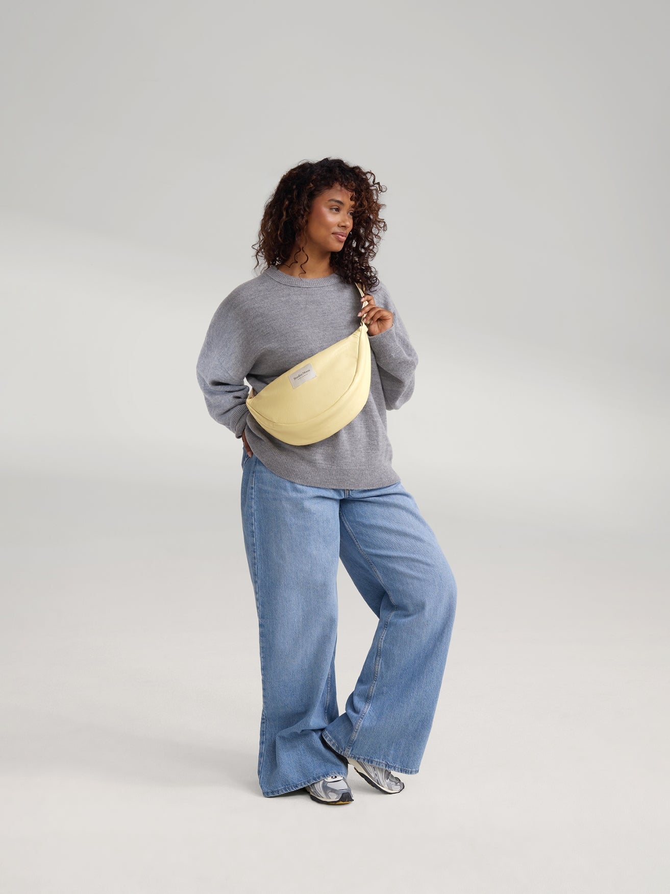 Studio Noos Vegan Leather Bauchtasche Butter Yellow