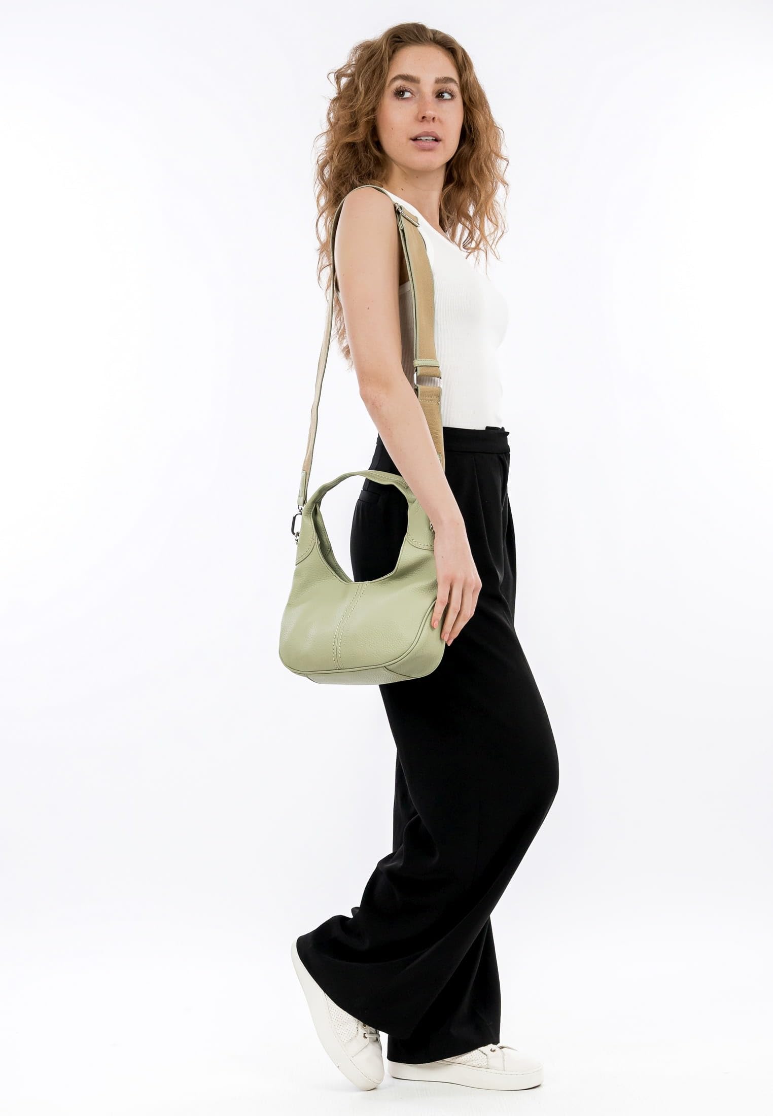 SURI FREY Nessy Shoulder Bag M Schultertasche Pistachio