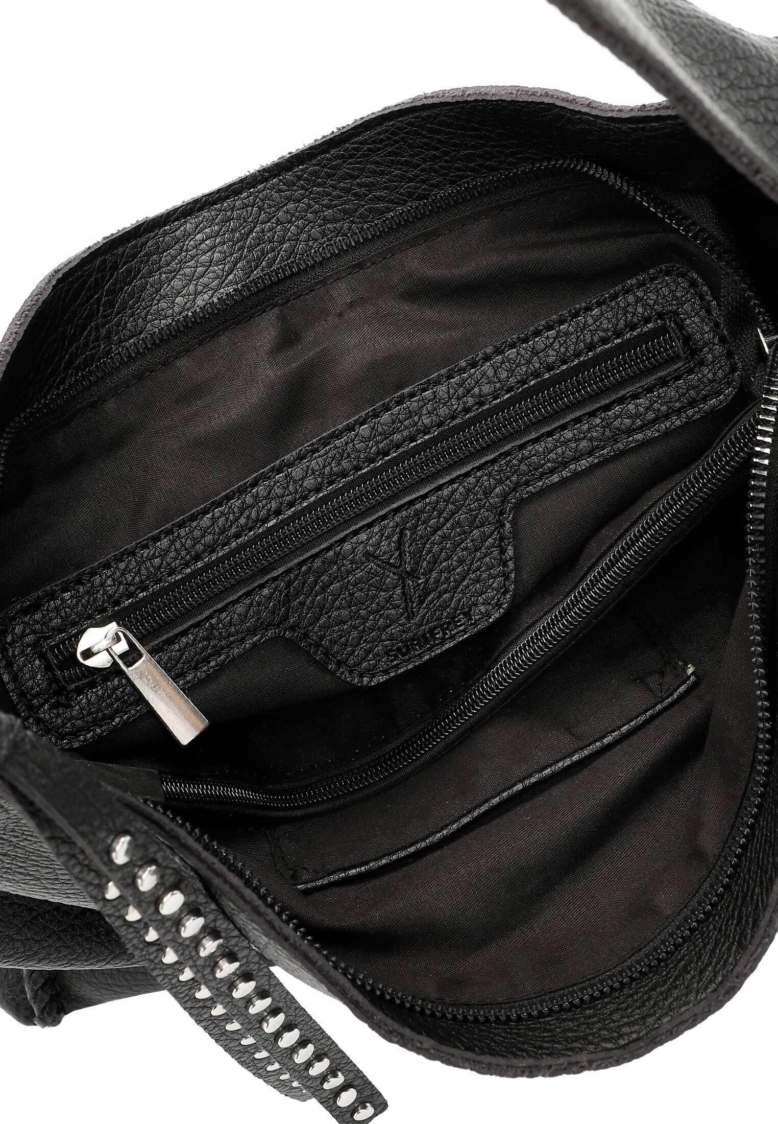 SURI FREY Franzy Hobo Bag M Schultertasche Schwarz A4