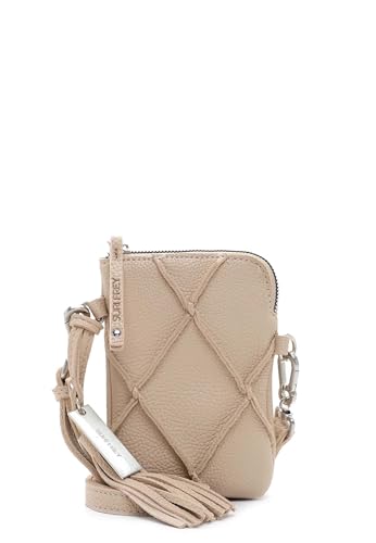 SURI FREY Lilly Handytasche Sand Rautenmuster