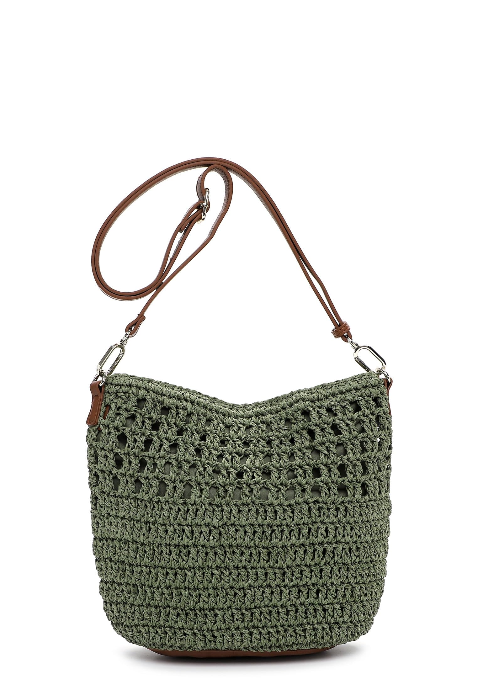 SURI FREY Marley Crossover Bag Umhängetasche Khaki Bast