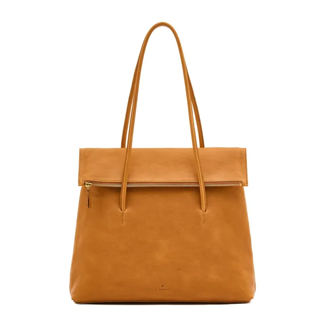 Il Bisonte Anna Shopper Natur Vintage-Vollleder