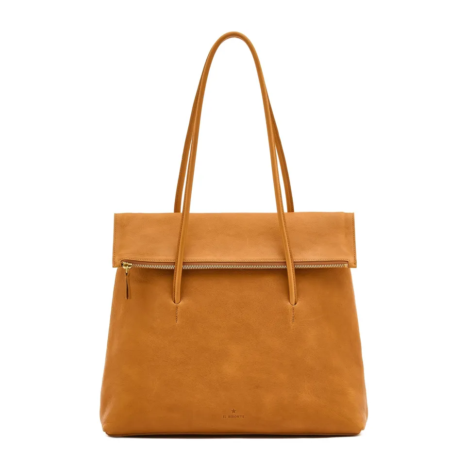 Il Bisonte Anna Shopper Natur Vintage-Vollleder