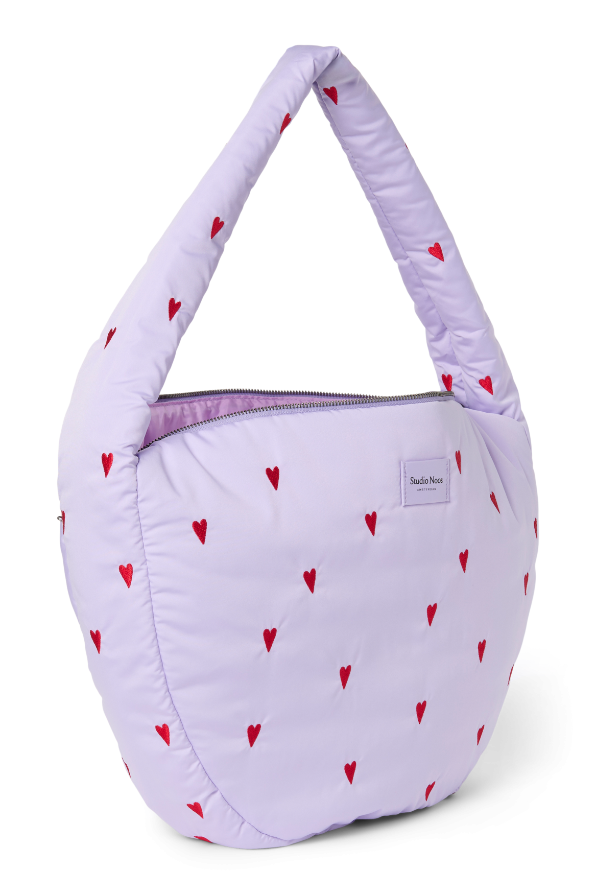 Studio Noos Puffy Cross Body Bag Umhängetasche Purple Hearts