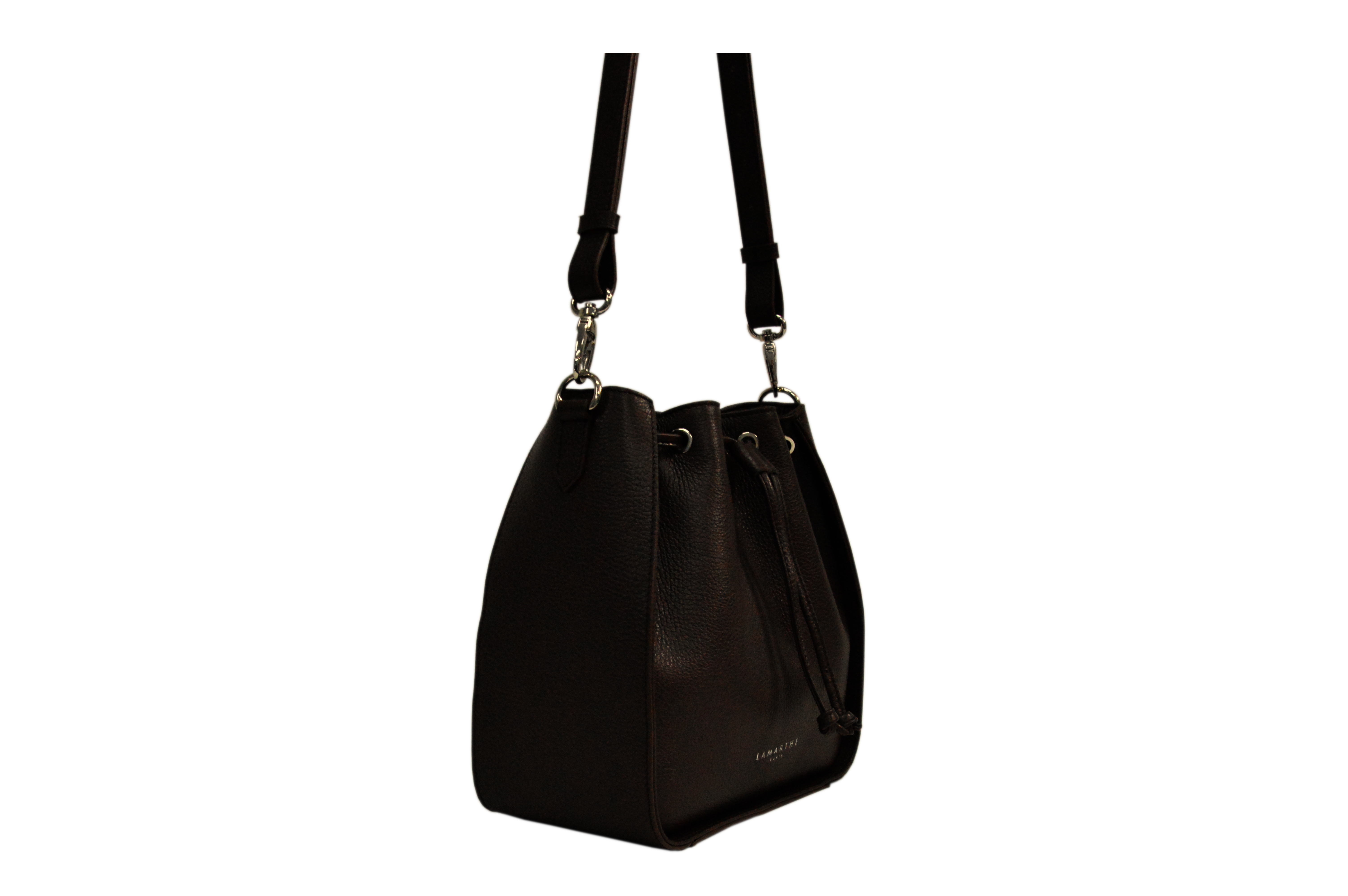 Lamarthe Calypso CS101U254-G Beuteltasche Braun Vollleder