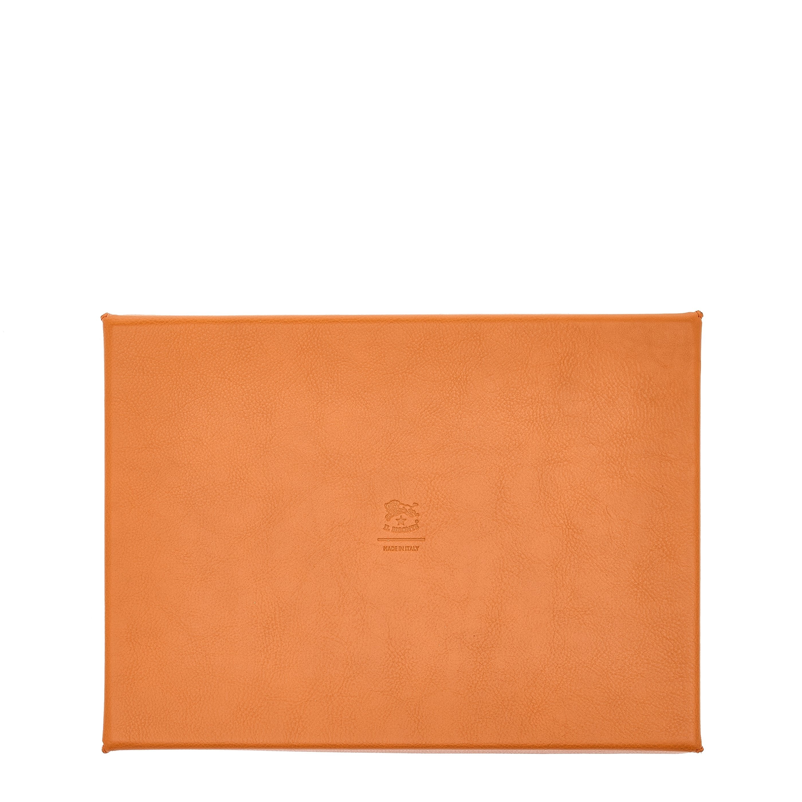 Il Bisonte Home Vassoio Ablageschale Vollleder caramell