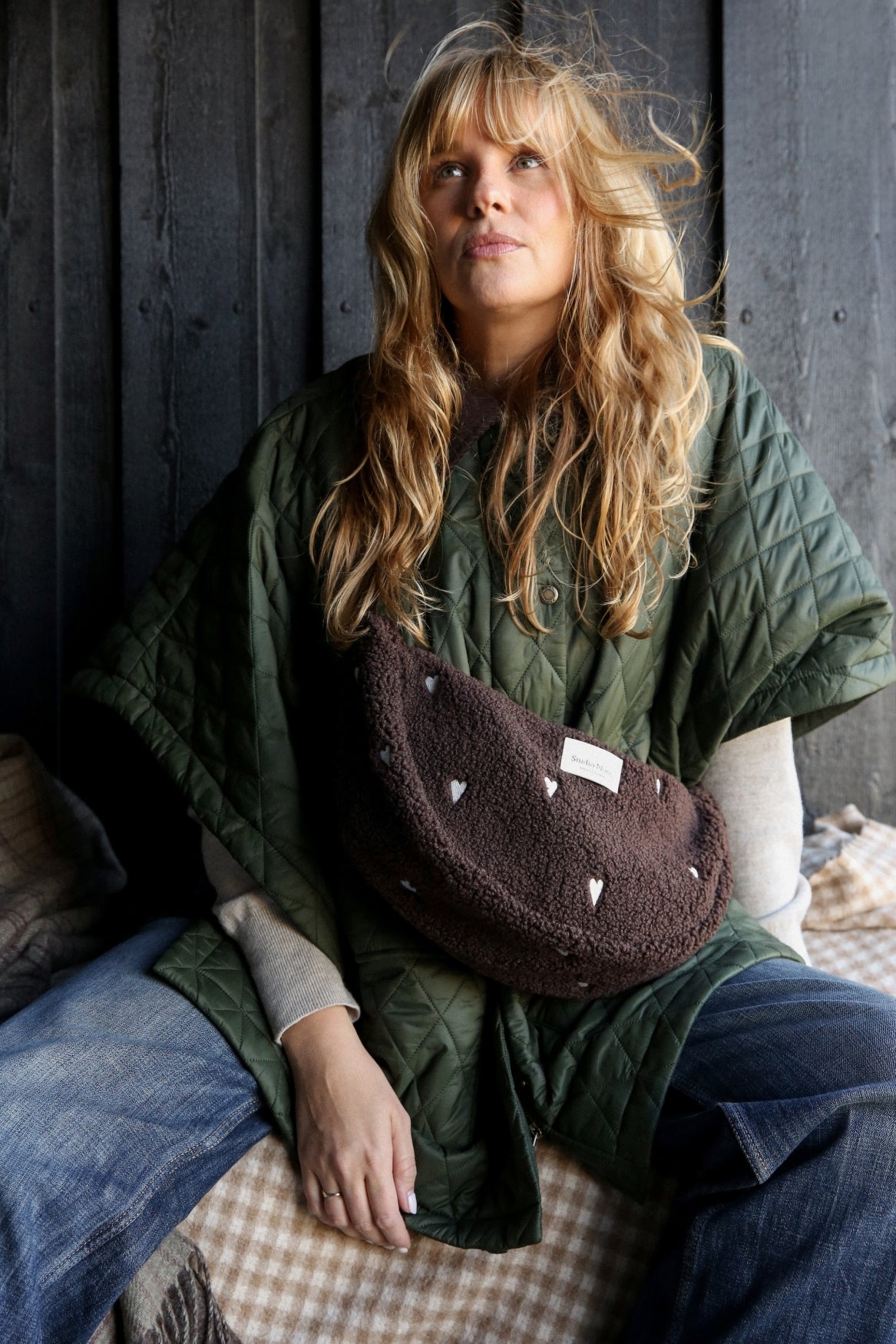 Studio Noos Teddy Adult Fanny Pack Bauchtasche Chocolate
