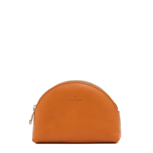 Il Bisonte Bigallo Pouch Clutch Karamell Vollleder