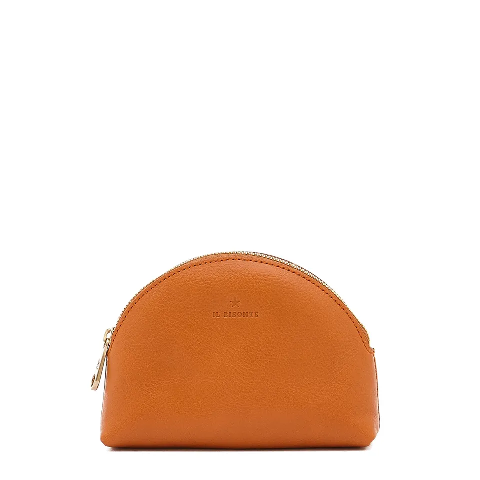 Il Bisonte Bigallo Pouch Clutch Karamell Vollleder