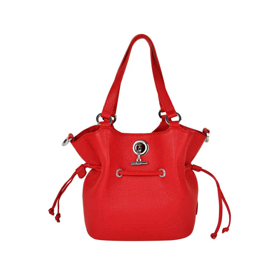 Lamarthe Paris S Handtasche Rot Vollleder