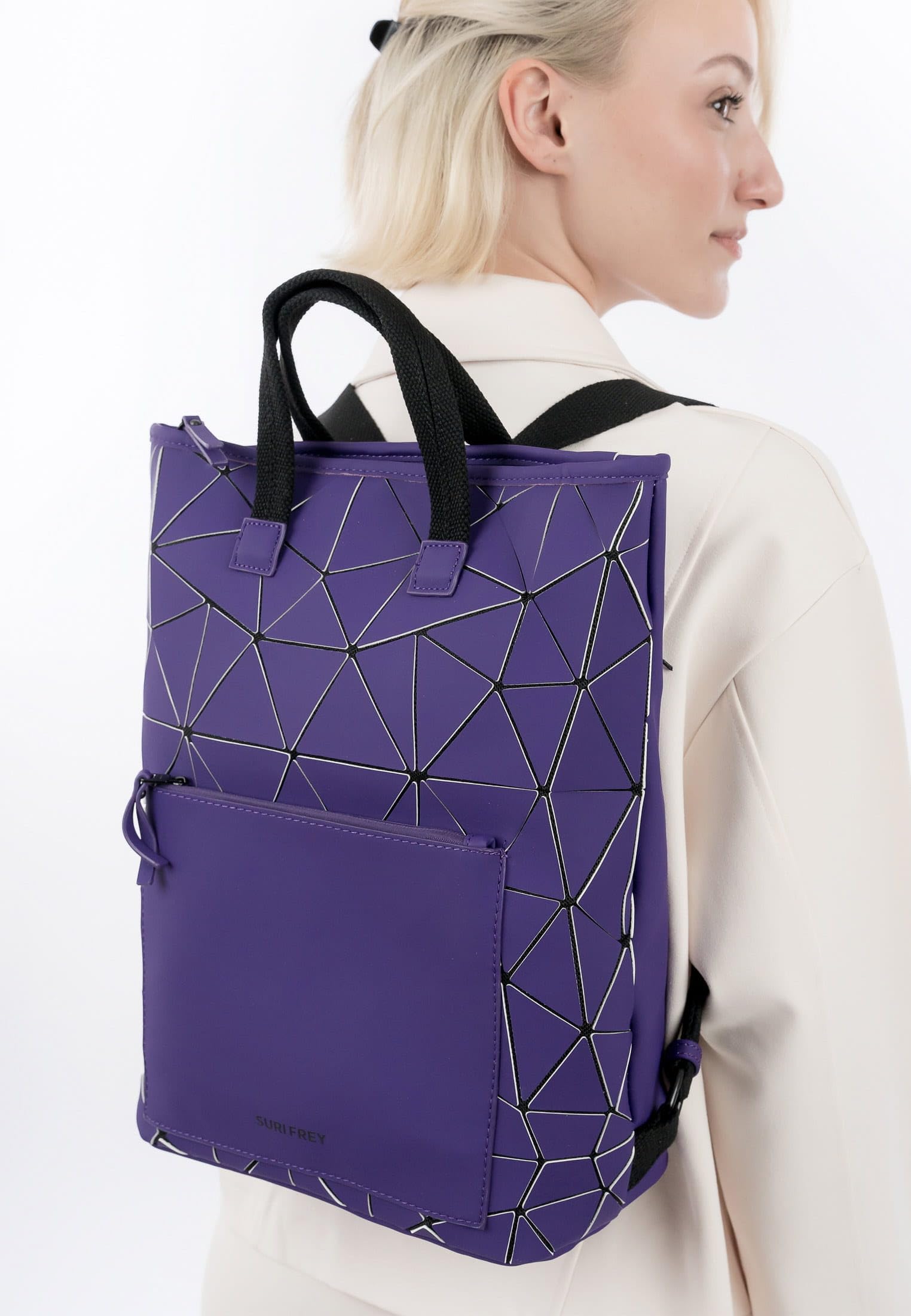SURI FREY Jessy-Lu City Backpack Rucksack Violett Laptop