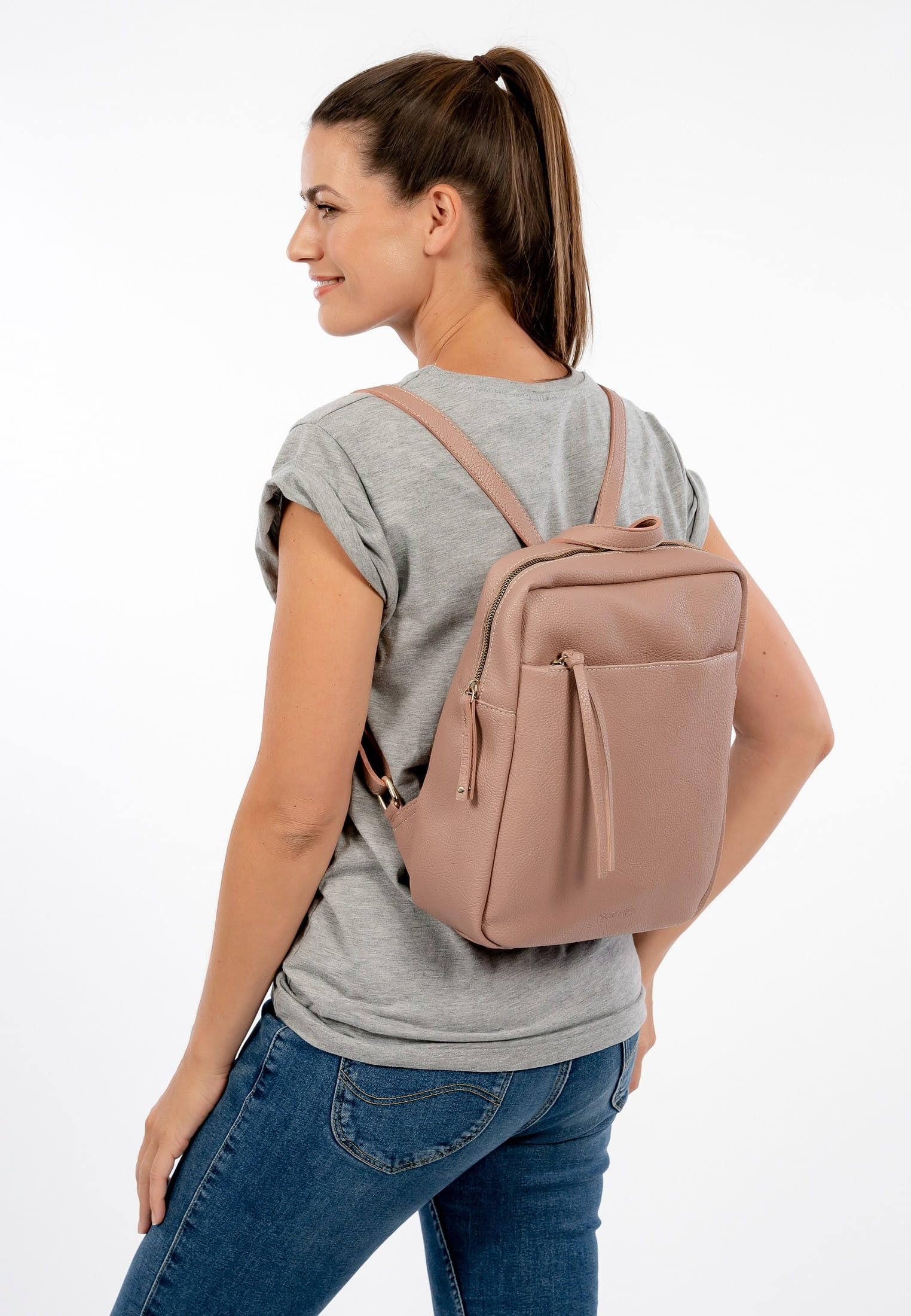 SURI FREY Orry Backpack Rucksack Altrosa klein