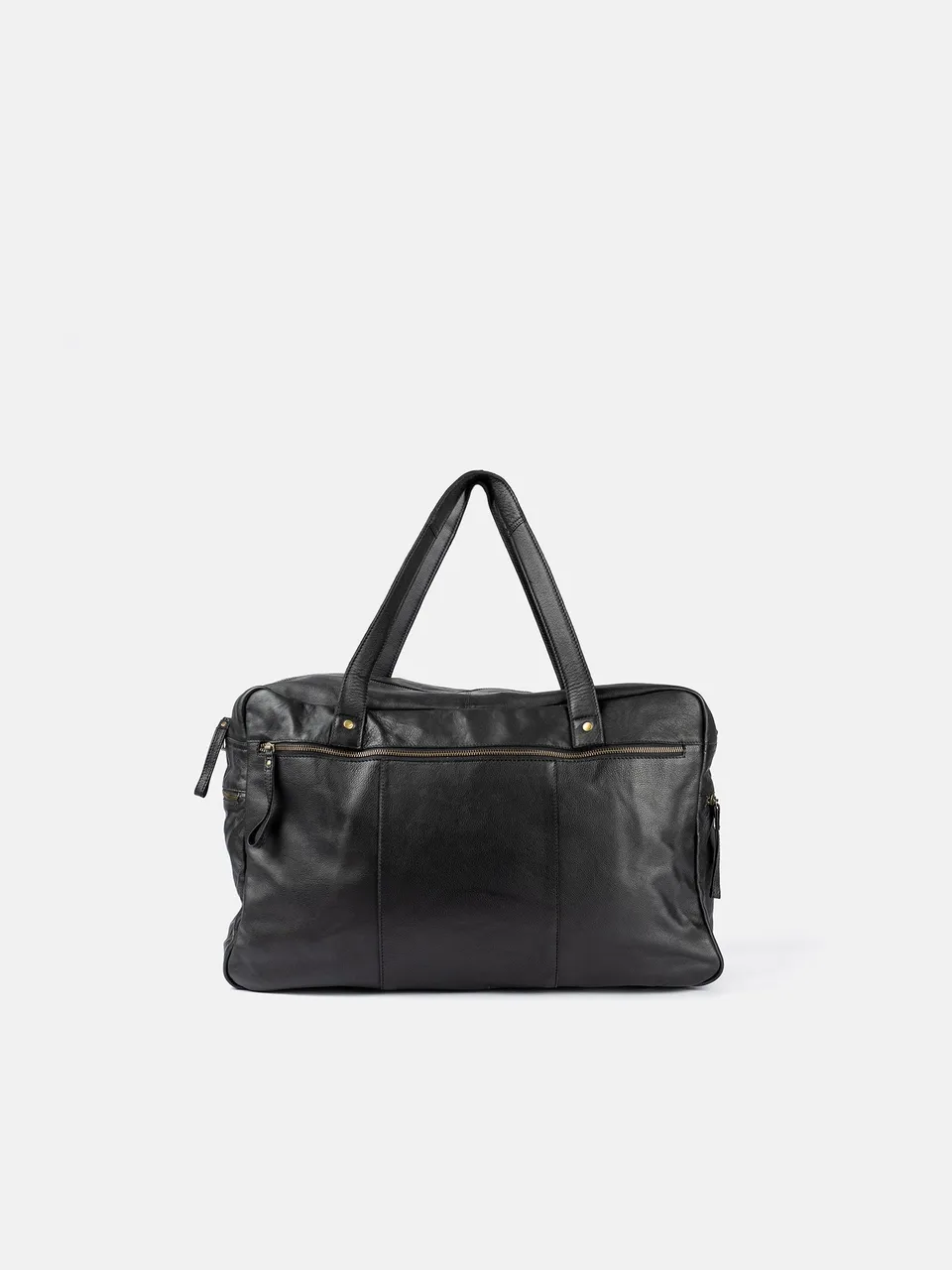 RE:DESIGNED Signe Urban 4959 Weekender Schwarz Vollleder