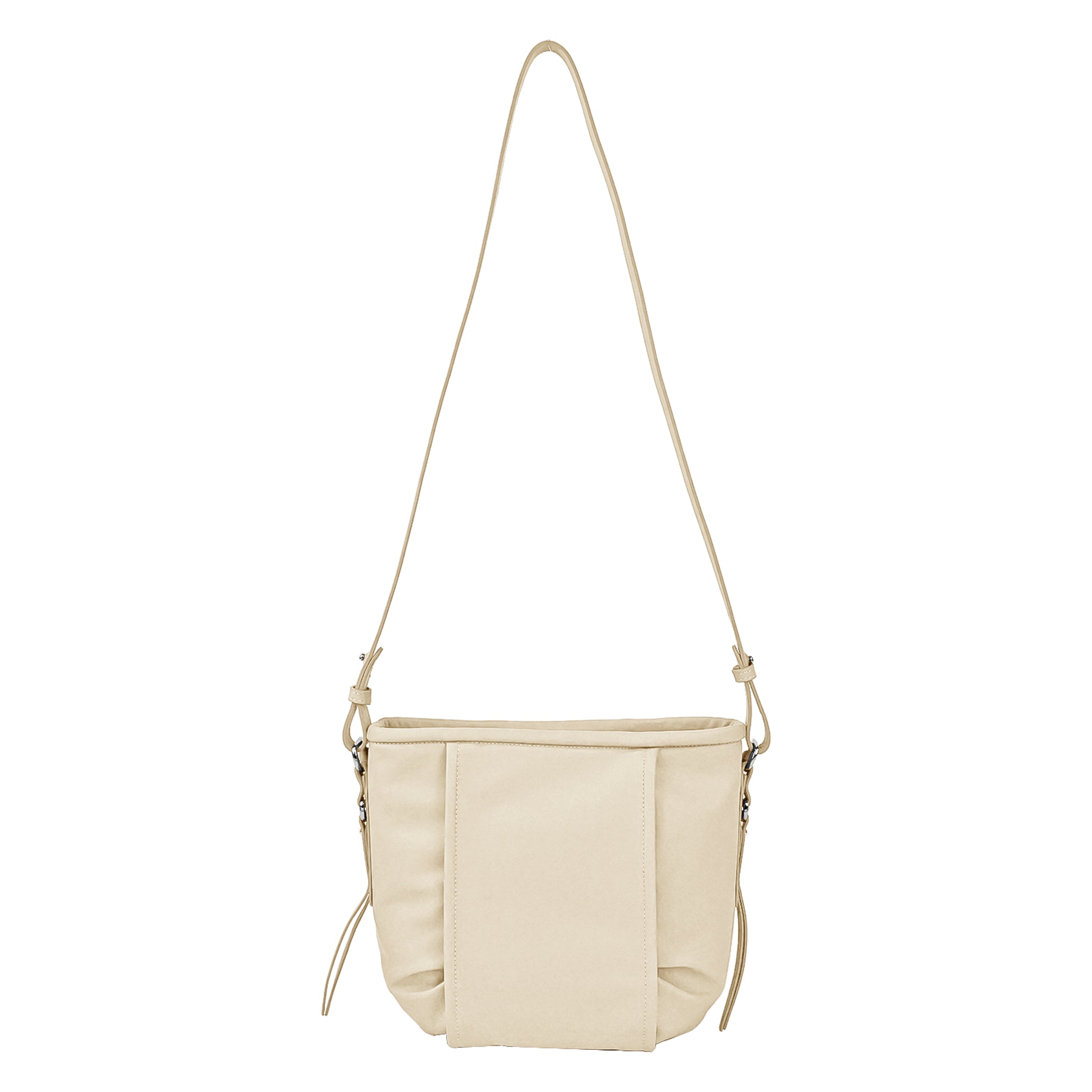Lamarthe Cult Umhängetasche Beige Rindsleder