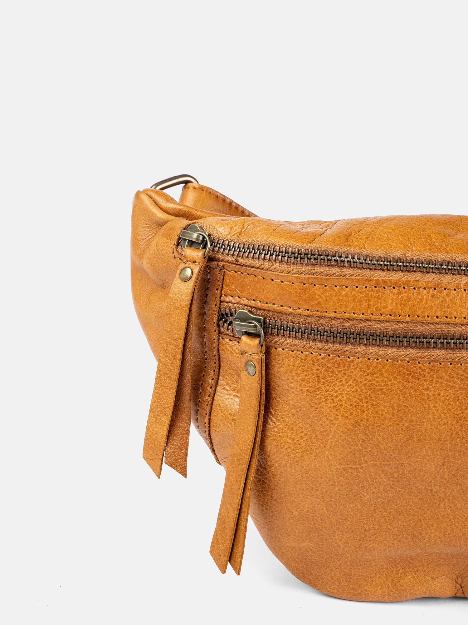 RE:DESIGNED Faust Urban 4875 Bauchtasche Burned Tan Leder