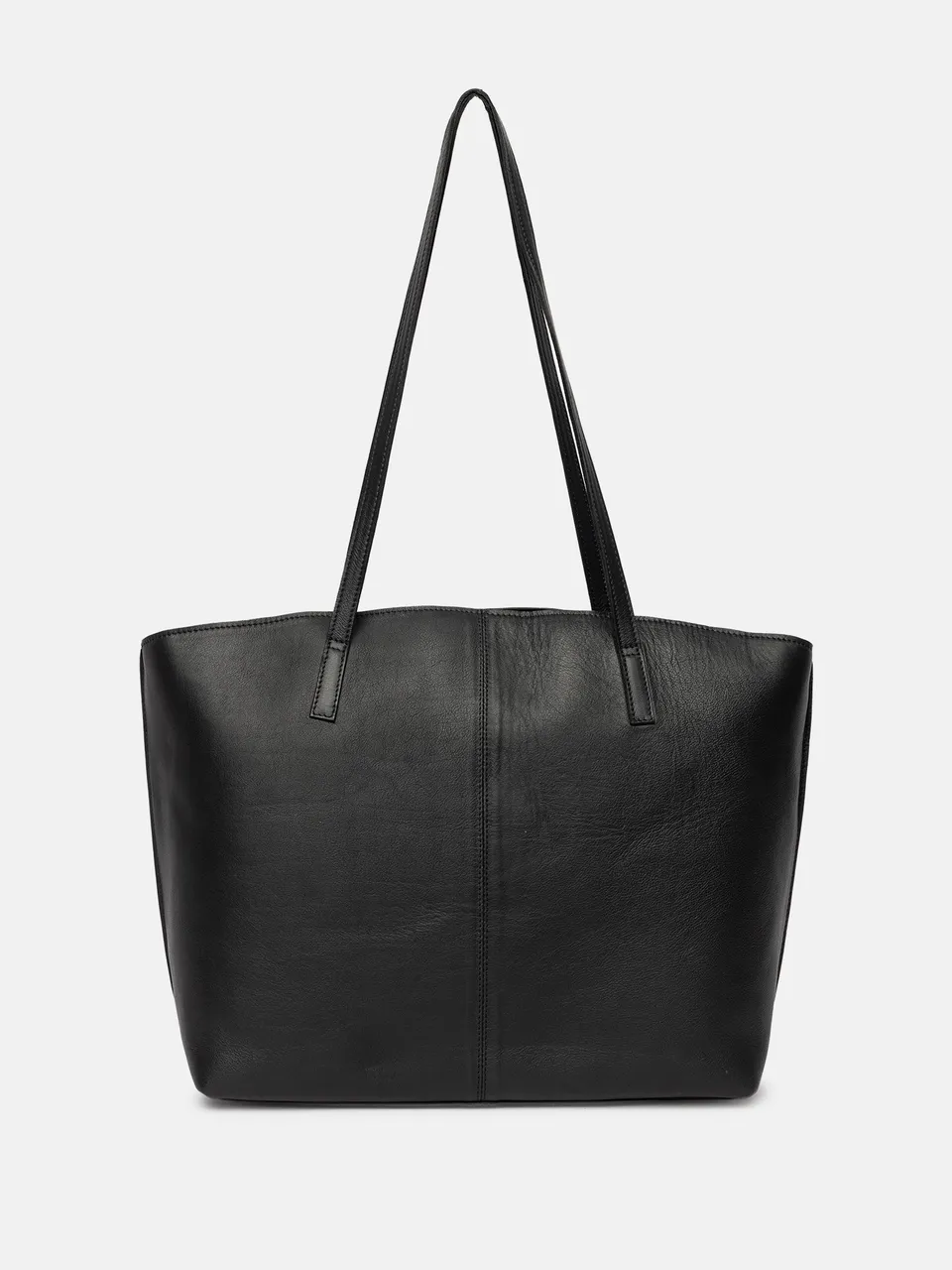 RE:DESIGNED Malou Small Shopper Schwarz Vollleder