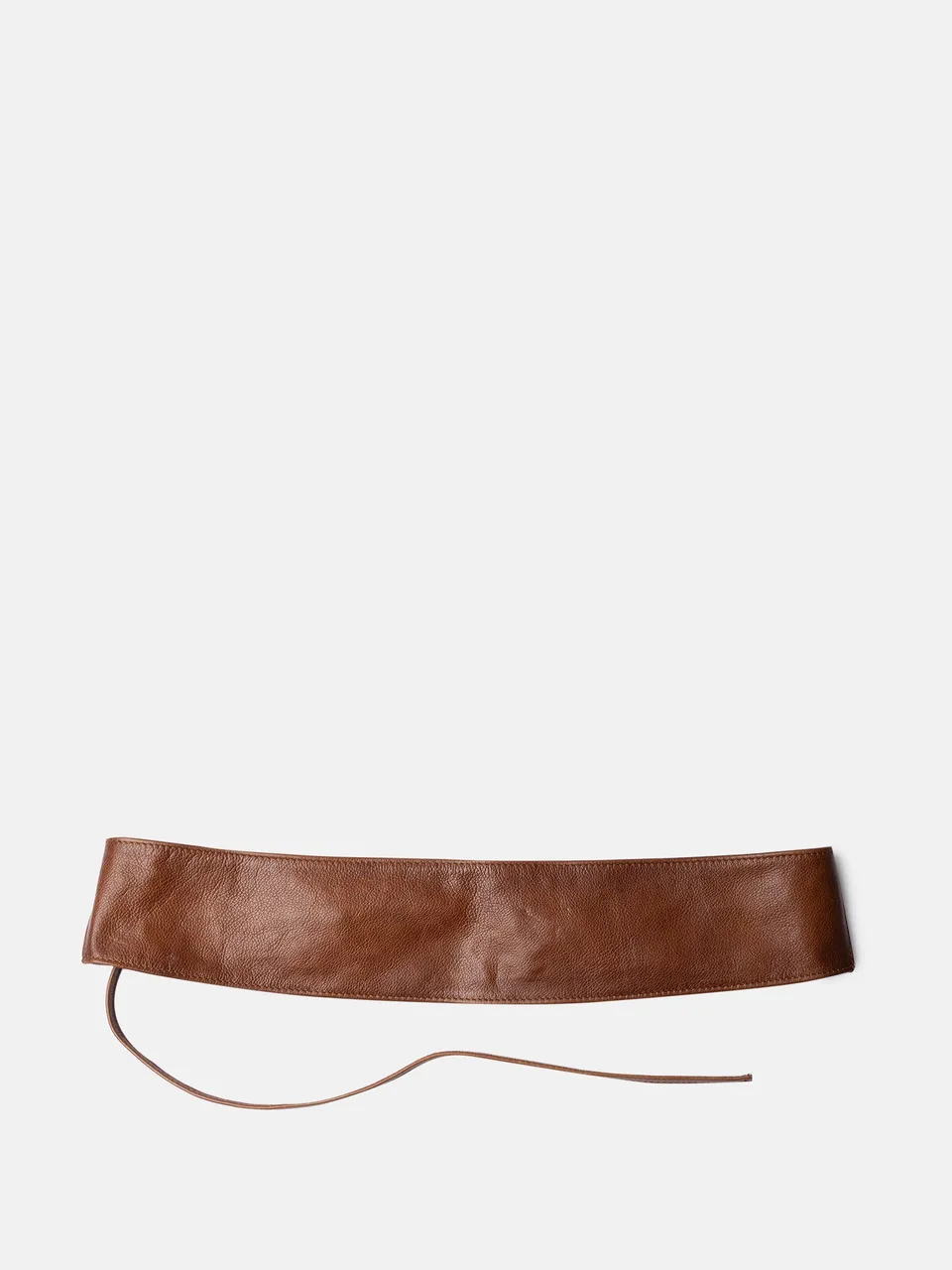 RE:DESIGNED Halle Gürtel Walnut Bindegürtel Leder