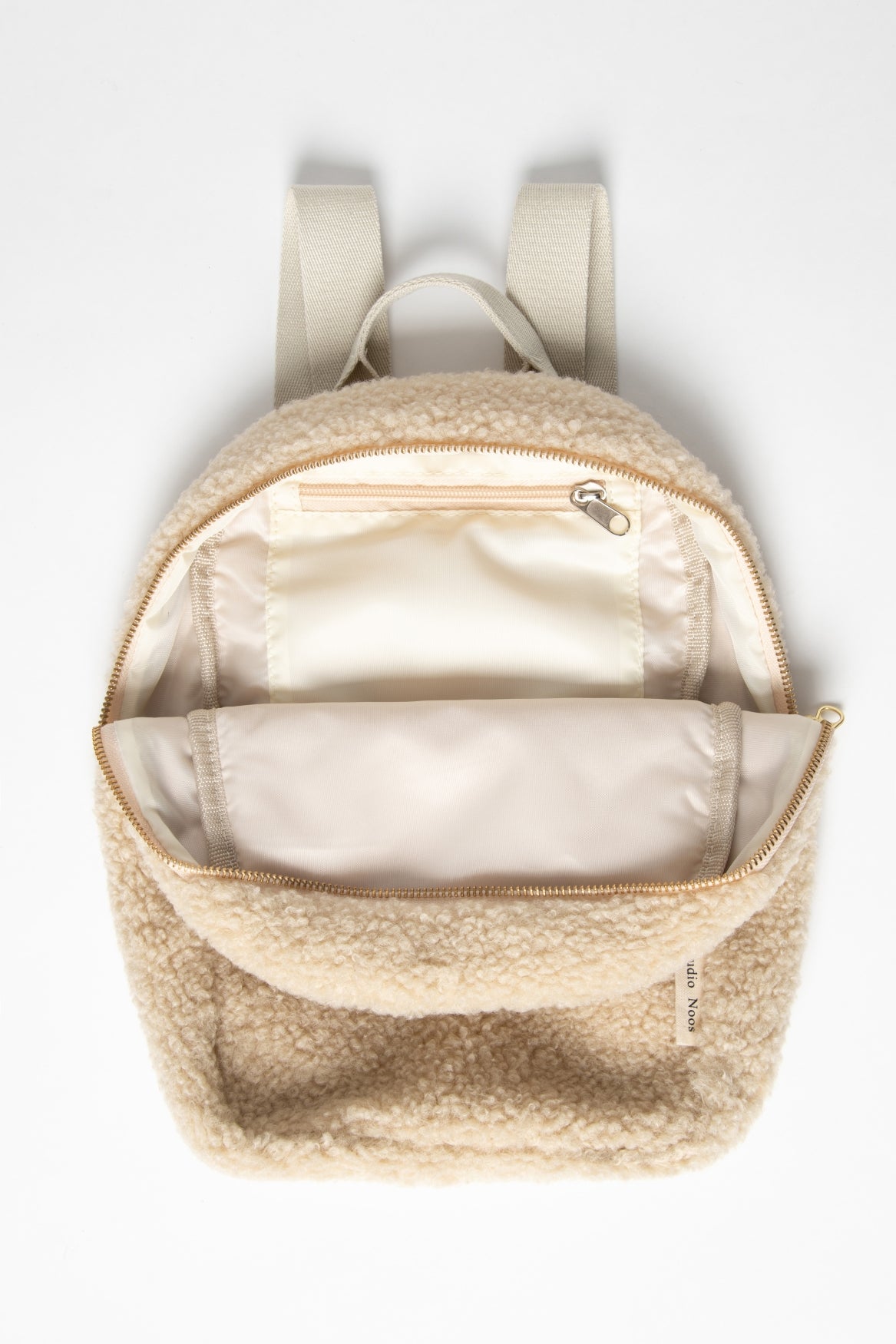 Studio Noos Teddy Mini Backpack Ecru Rucksack Kinder
