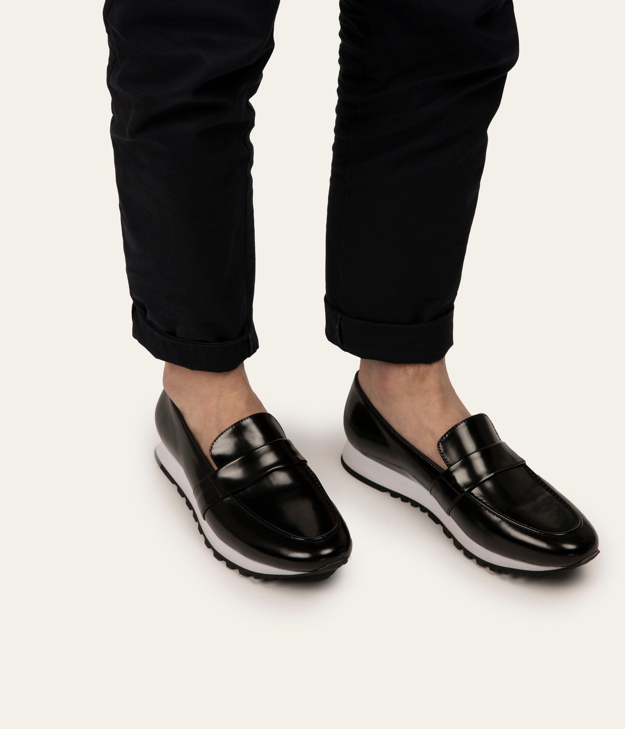 Matt & Nat Milo Loafer Herren Schwarz 43 Slipper vegan