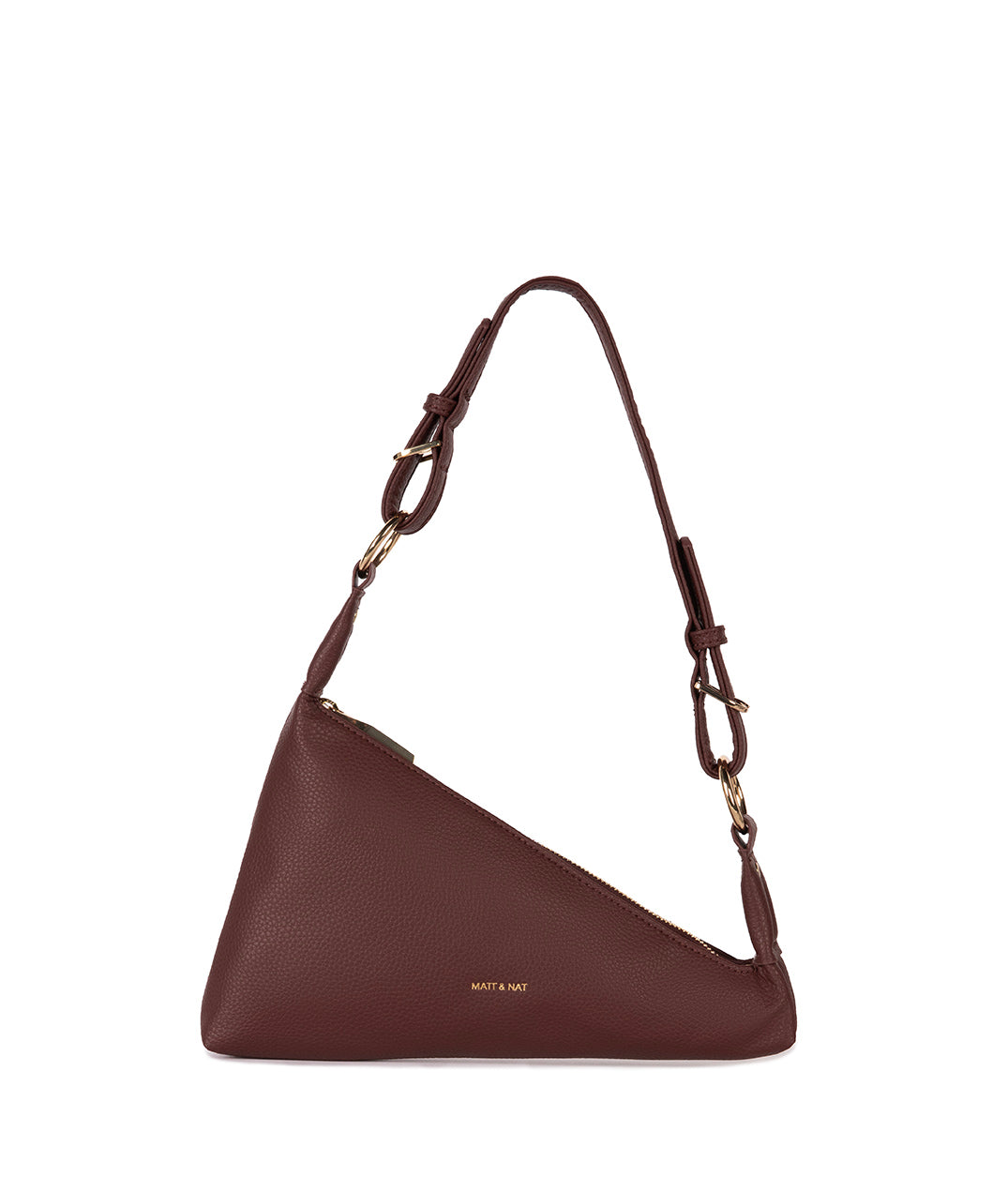 Matt & Nat Matina Grain Schultertasche Schwarz vegan