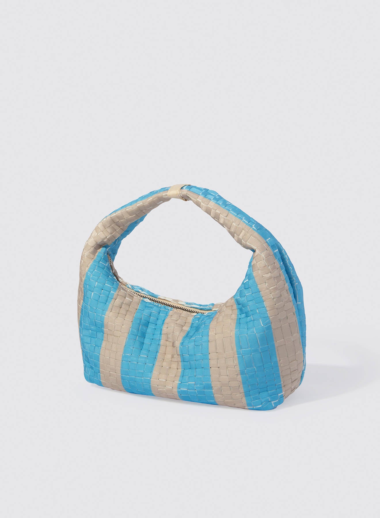 Maria la Rosa Rebirth Stripe Umhängetasche Cielo