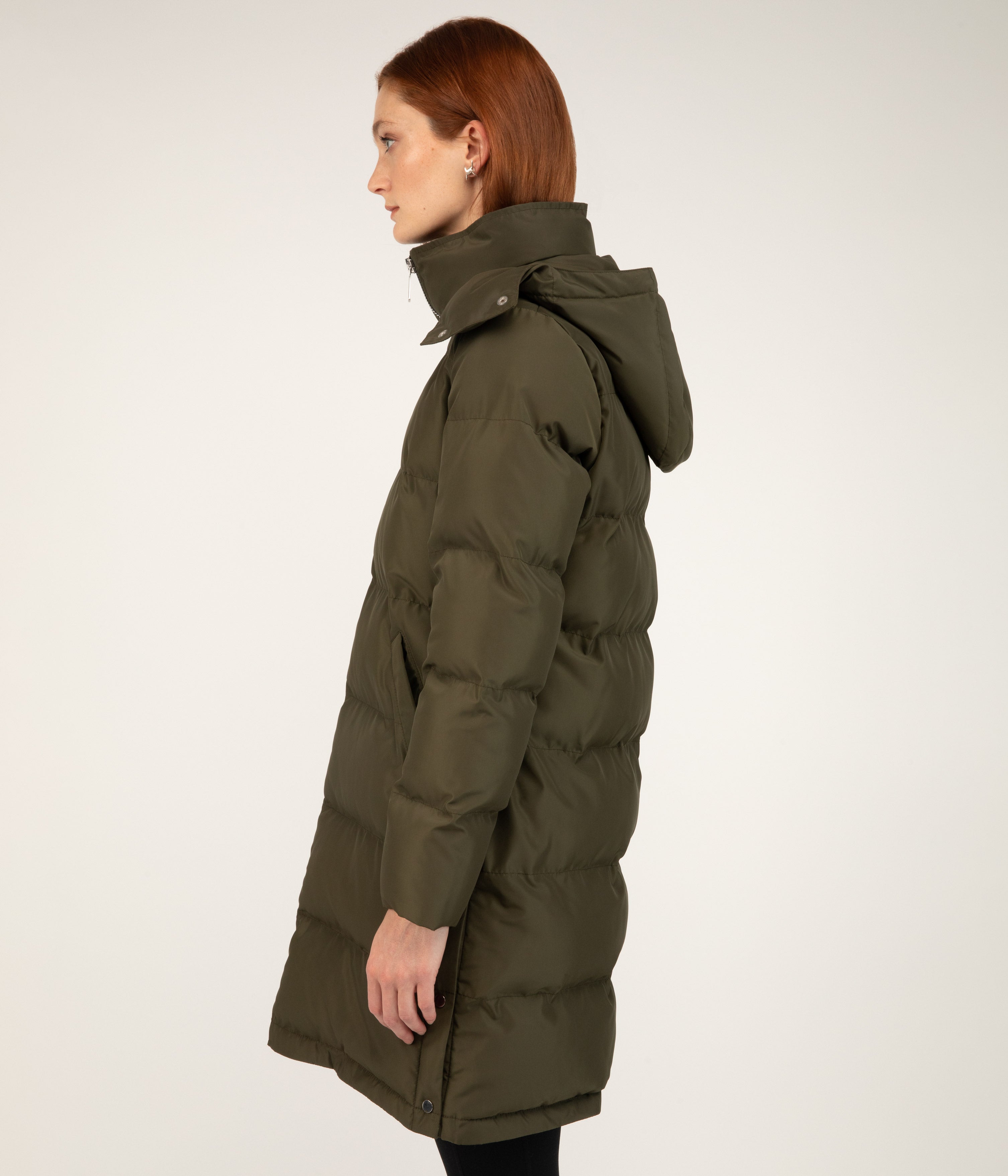 Matt & Nat Giada Pufferjacke Schwarz lang