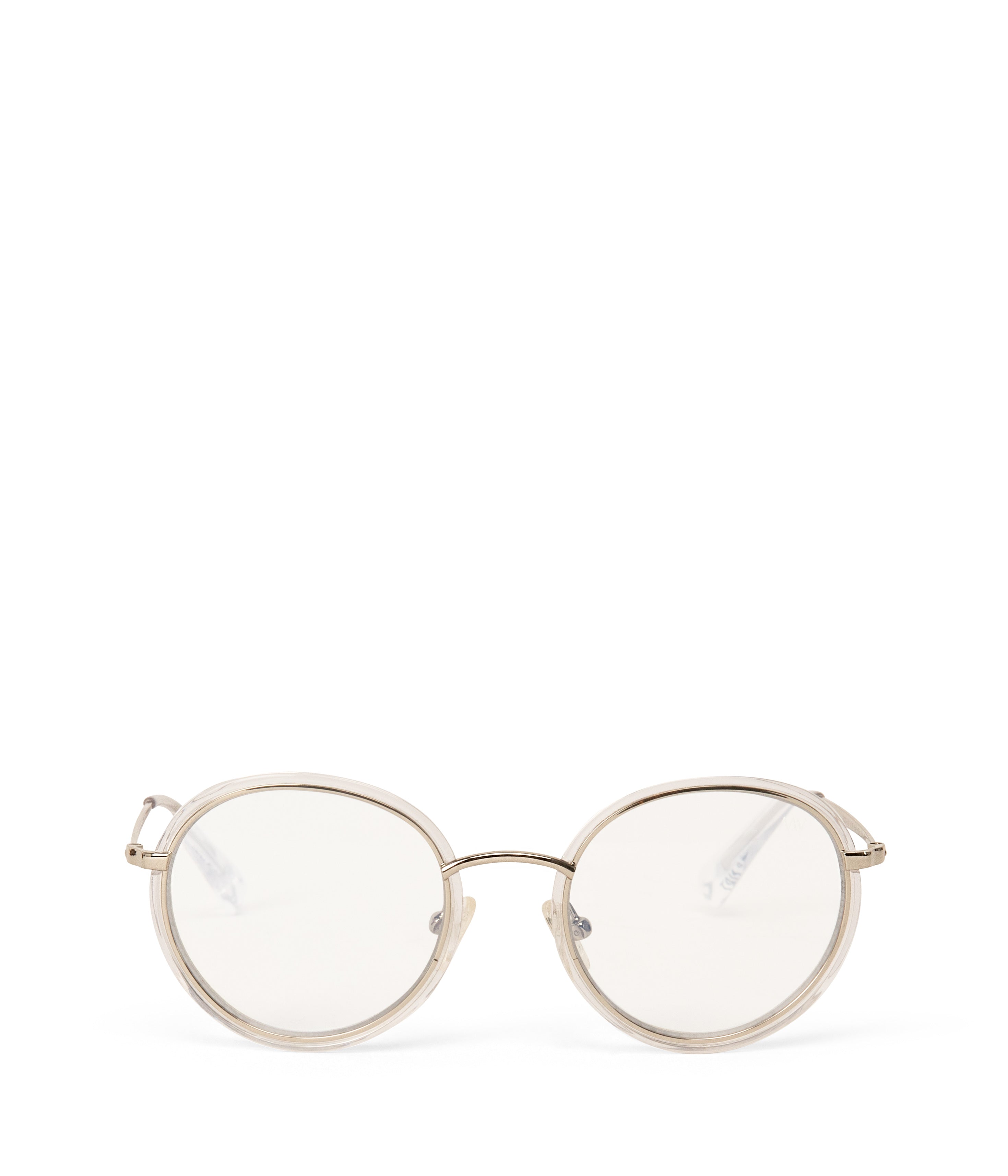 Matt & Nat Ayme-3 Lesebrille Rund Schwarz Stärke 2,0 Blaulicht