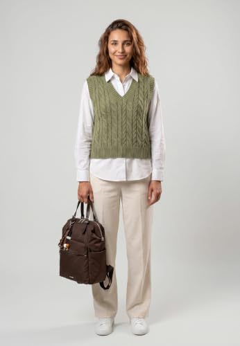 SURI FREY SFY Sandey Laptoprucksack Rucksack dunkelbraun