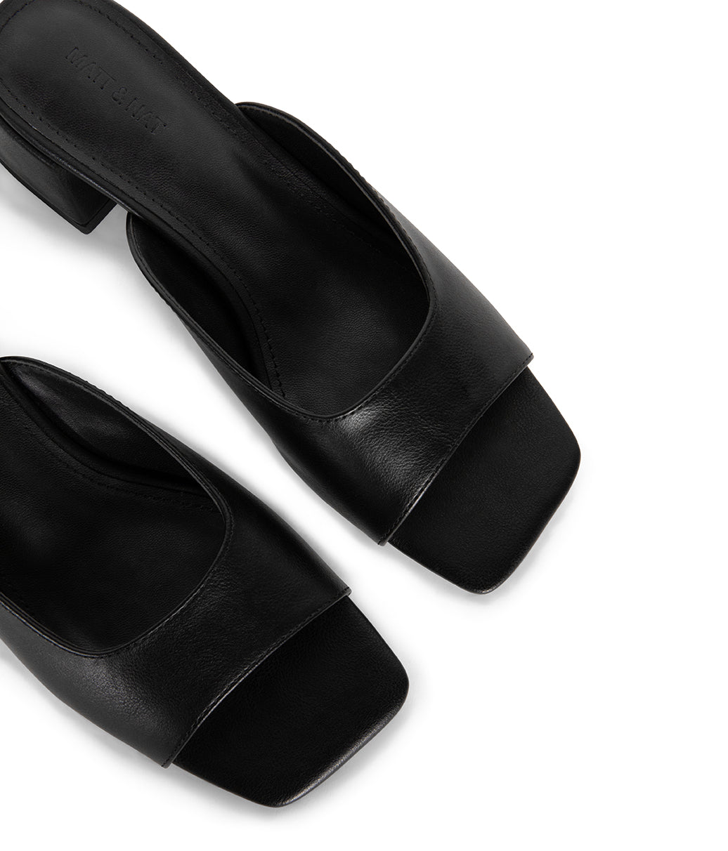 Matt & Nat Angele Sandalen schwarz Blockabsatz