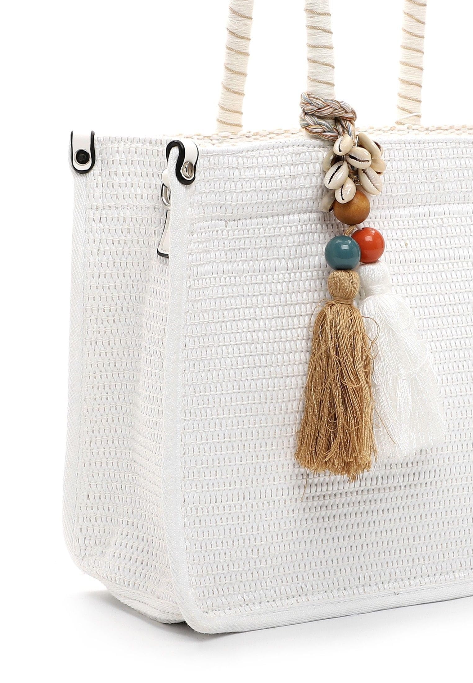 SURI FREY Kirsty Cityshopper M Schultertasche White Bast