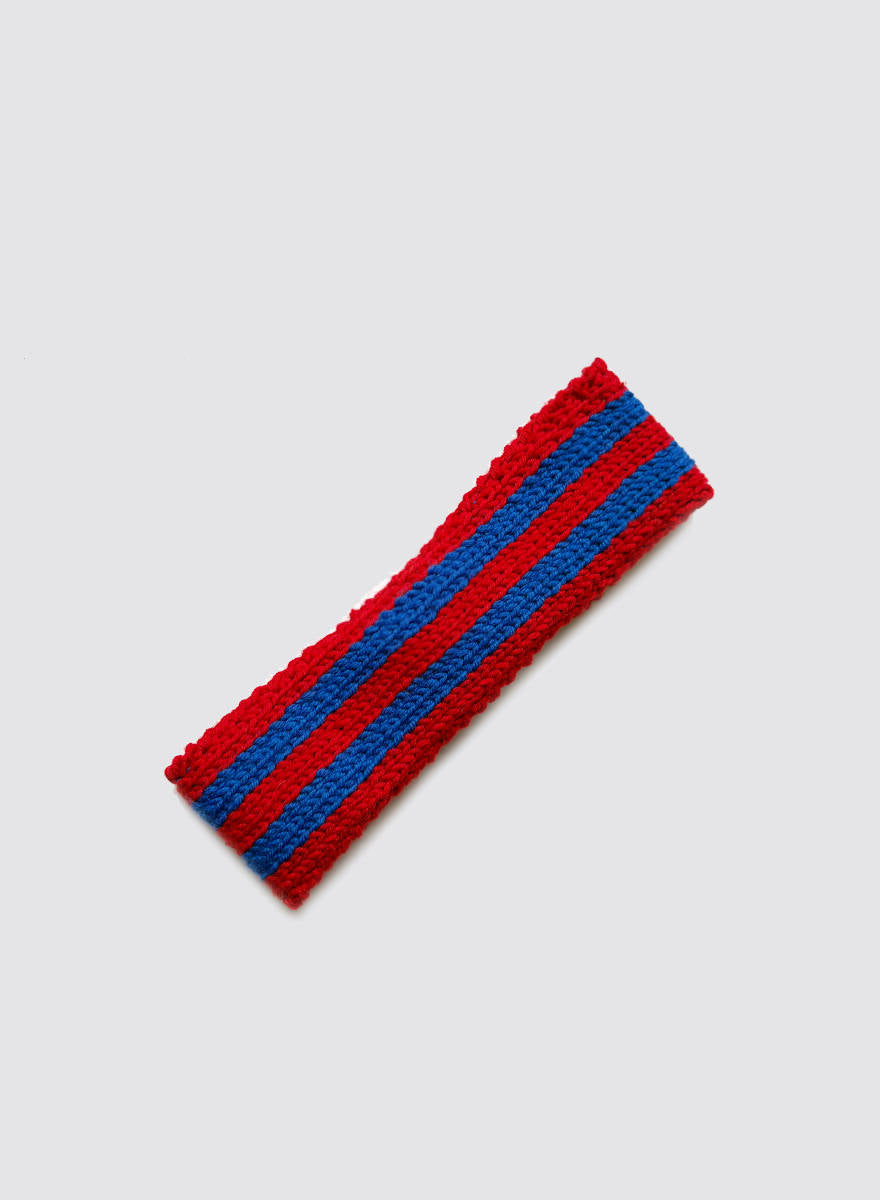 Maria la Rosa Headband Haarband Rot Wolle