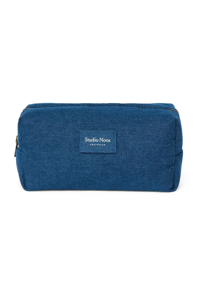 Studio Noos Denim Pouch Täschchen Dunkelblau geräumig