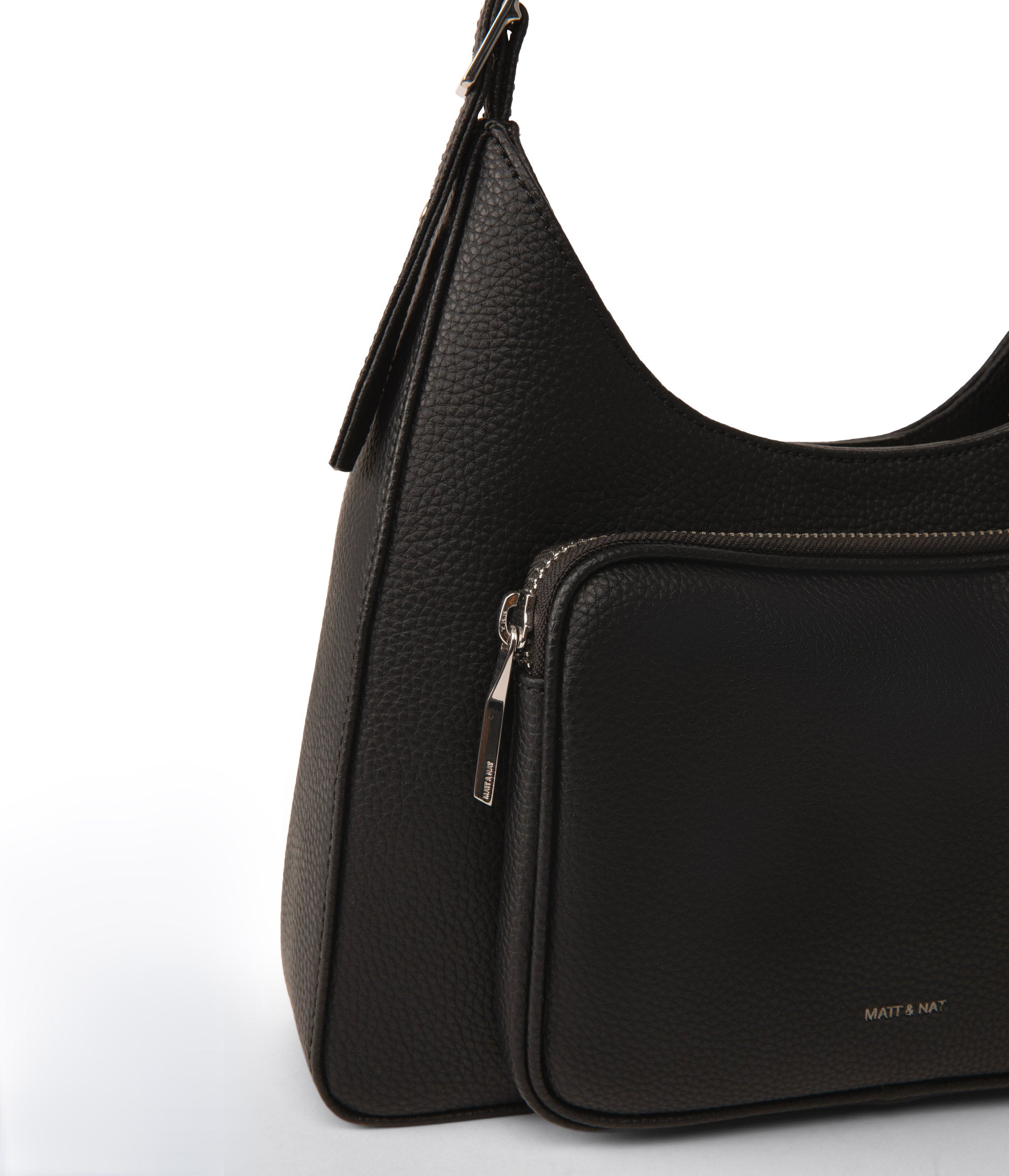 Matt & Nat Purity PALMLG Schultertasche Schwarz 11 Zoll
