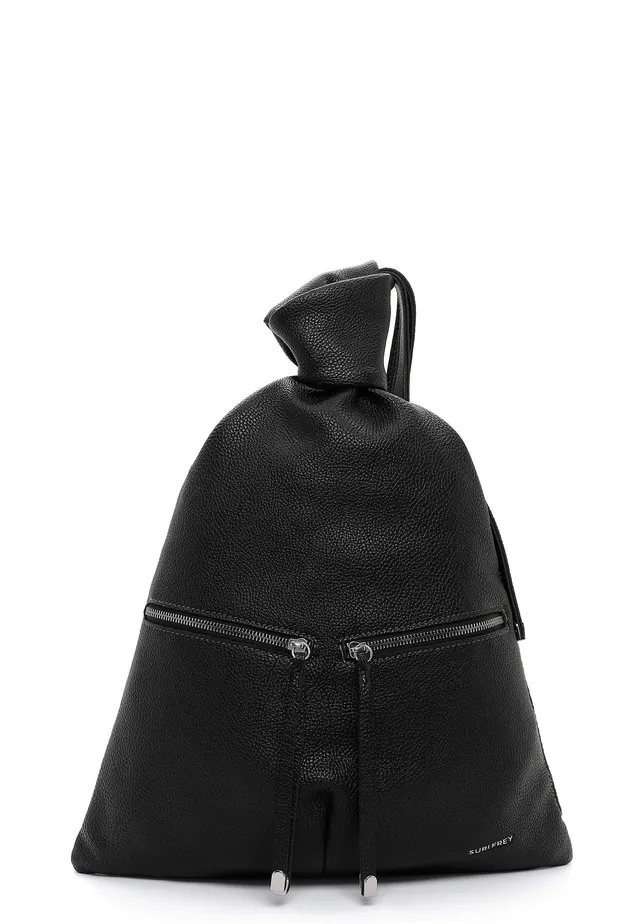 SURI FREY Freddy Backpack Rucksack Schwarz flach