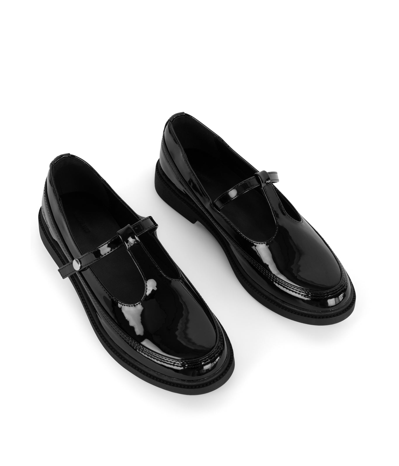 Matt & Nat Priya Loafer Schwarz Lack vegan