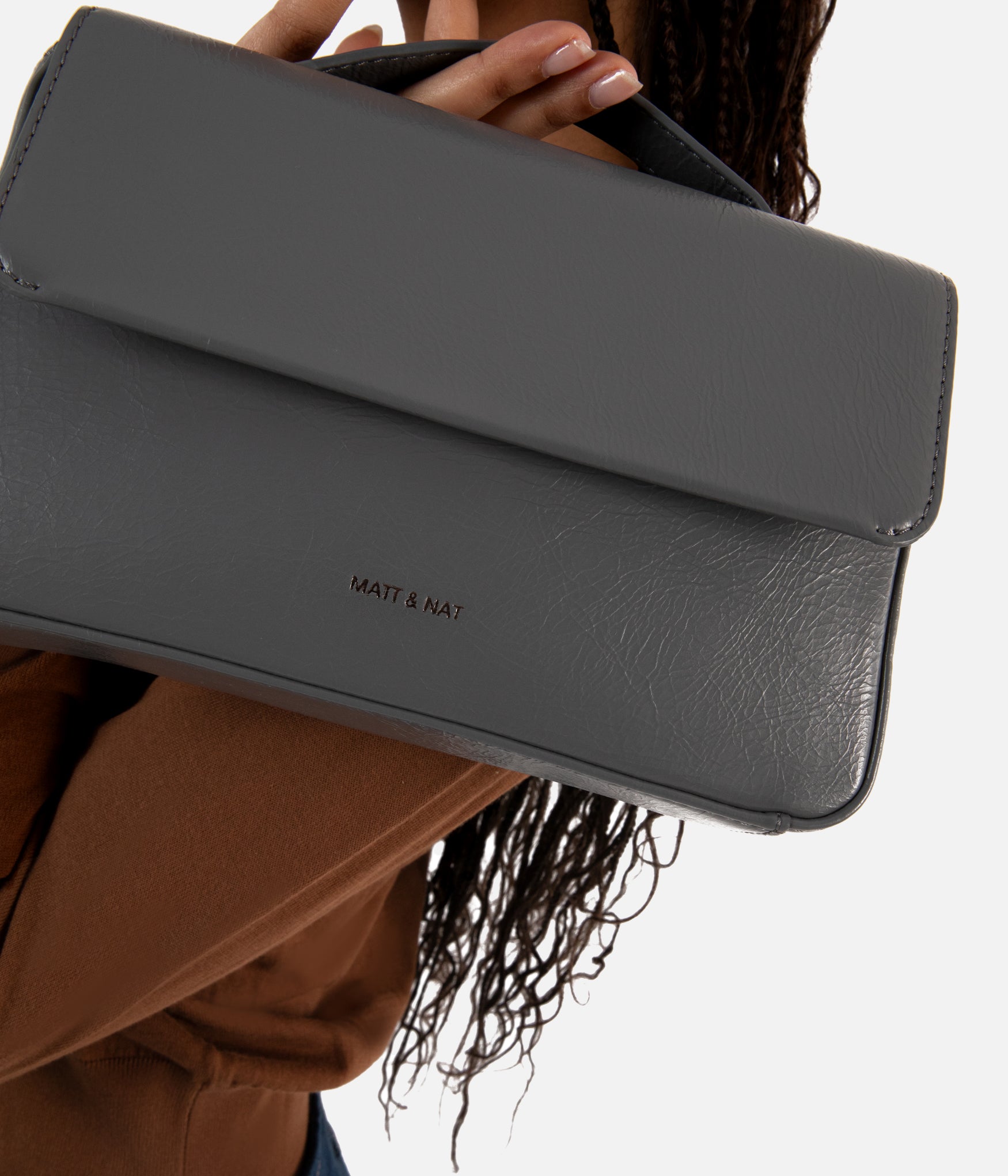 Matt & Nat Heart Crossbody Schwarz Umhängetasche vegan