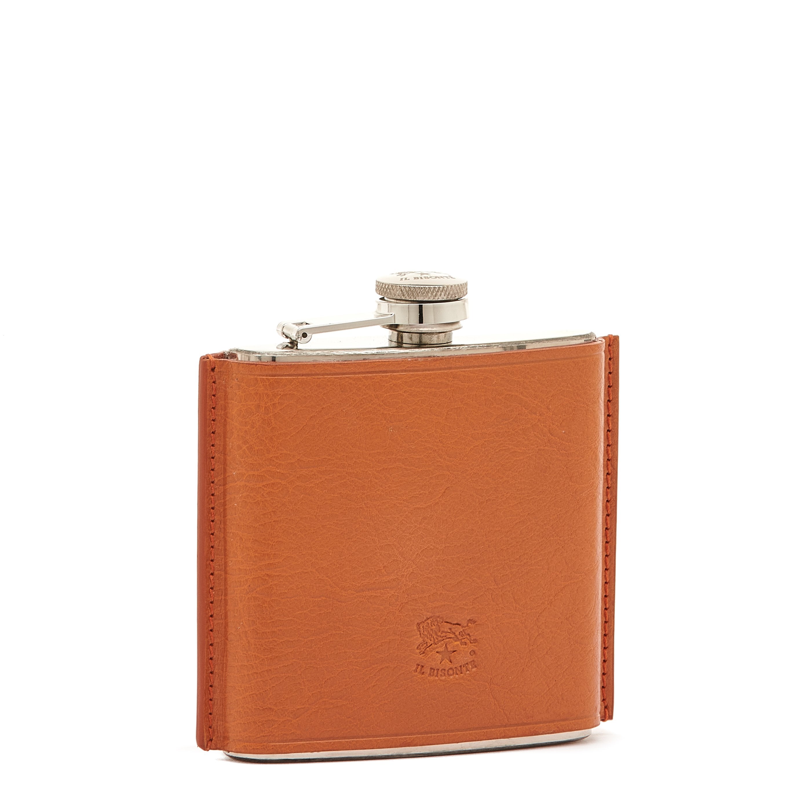 Il Bisonte Home Flachmann Vollleder karamell
