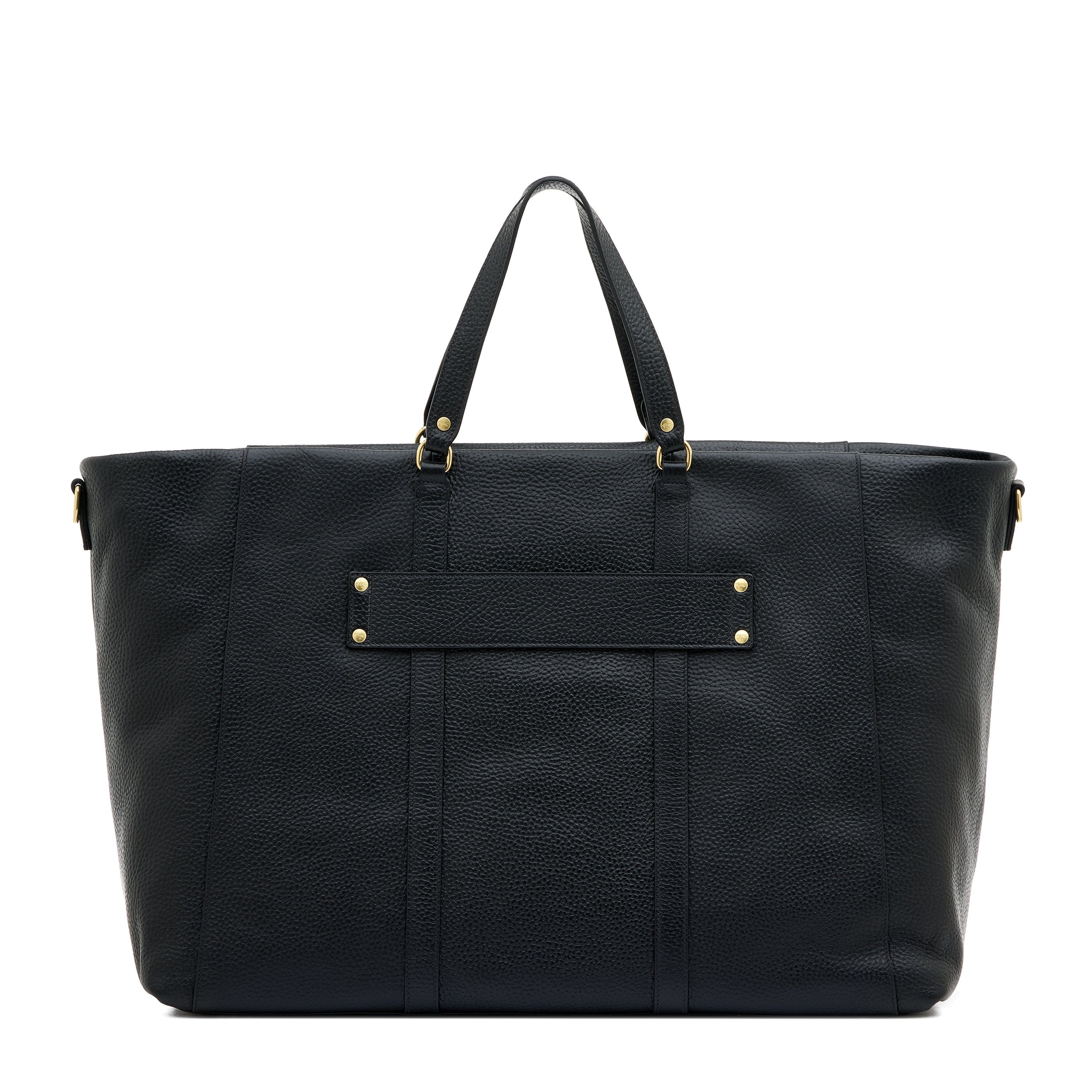 Il Bisonte Segno Reisetasche Schwarz Leder