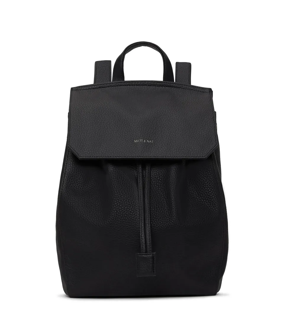 Matt & Nat Purity MUMBAI MED Rucksack Schwarz recycelt