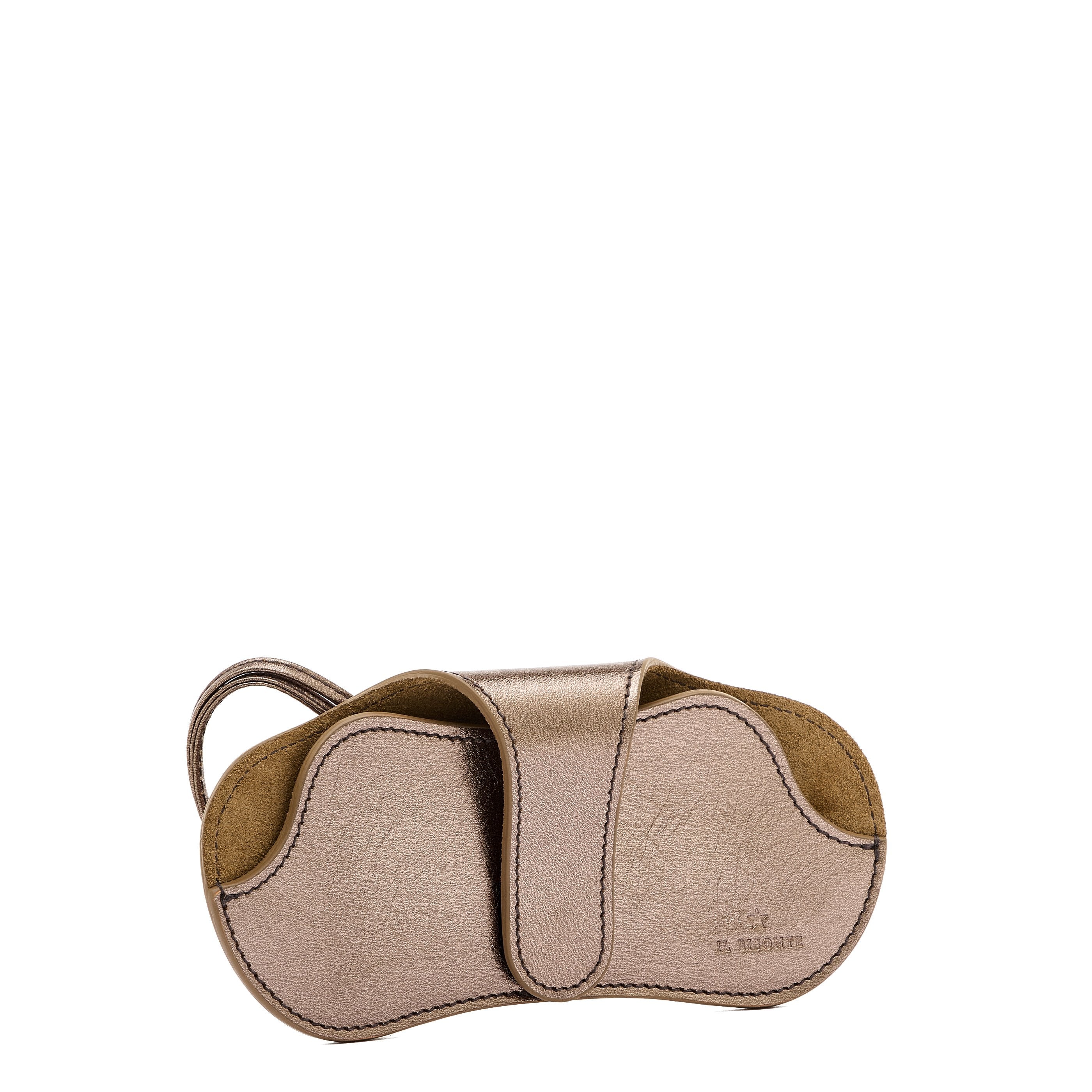 Il Bisonte Nina Brillenetui Vollleder Bronze