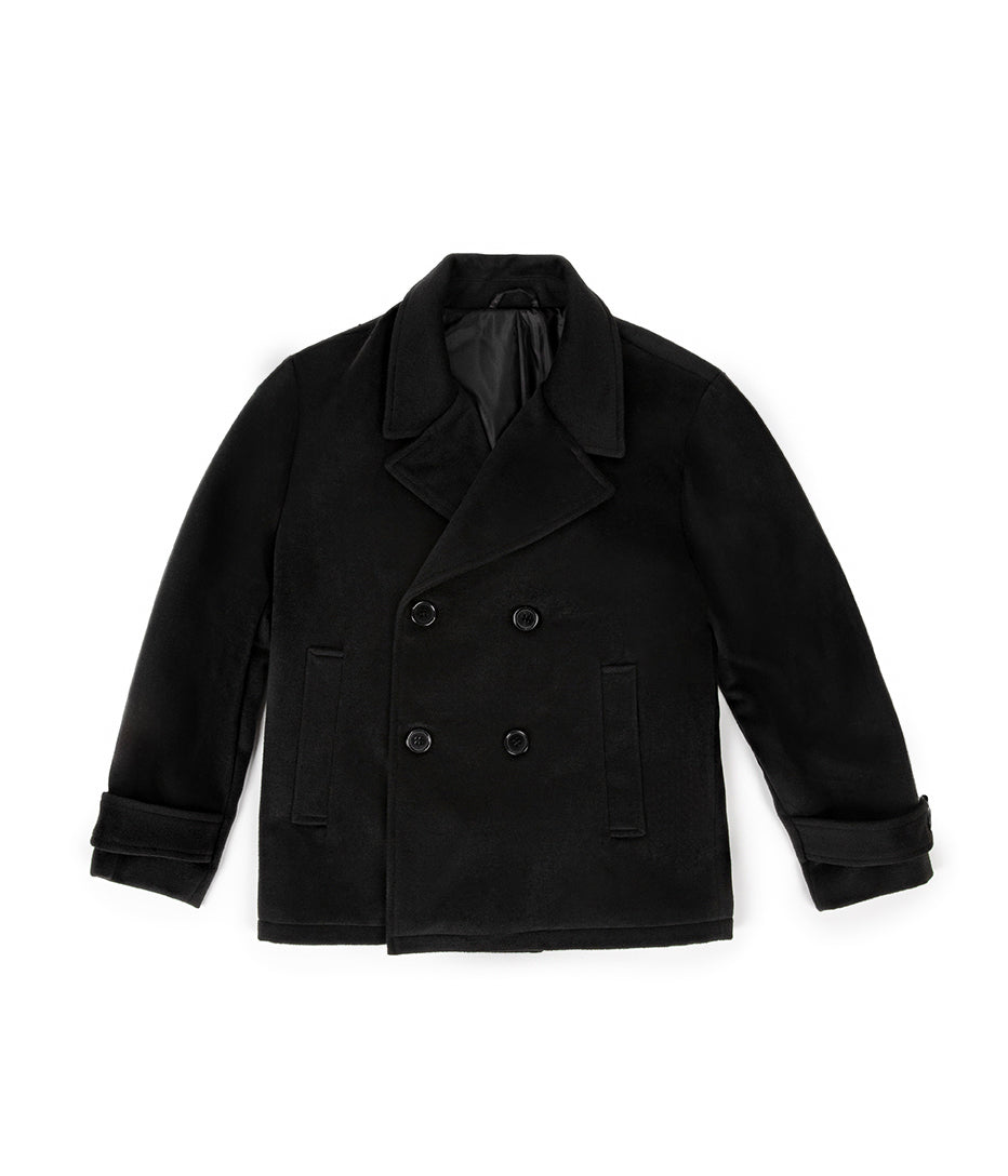 Matt & Nat Ria Wollmantel Damen schwarz vegan