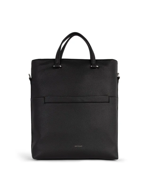Matt & Nat Grain Lennie Tote Shopper Schwarz Laptopfach