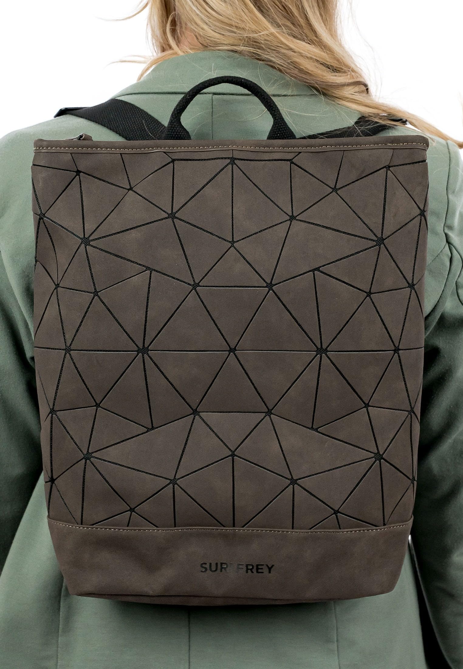 SURI FREY Jessy-Lu City Backpack Rucksack Braun Laptop