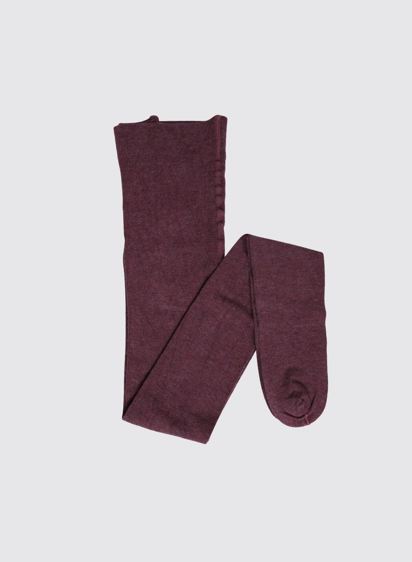 Maria la Rosa Liebe Basic Tights Bordeaux Wollstrumpfhose