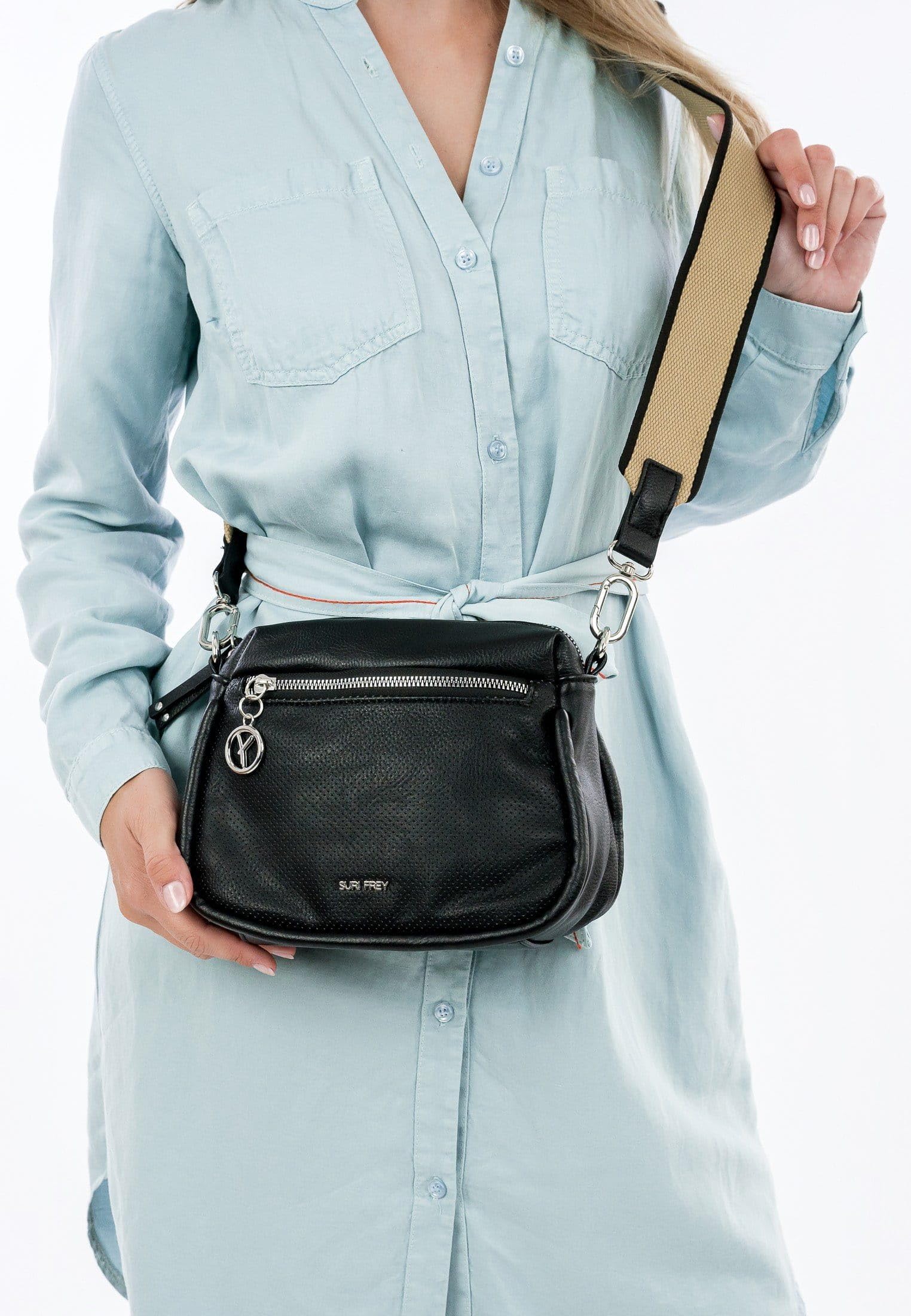 SURI FREY Patsy Crossbody Bag Umhängetasche Schwarz