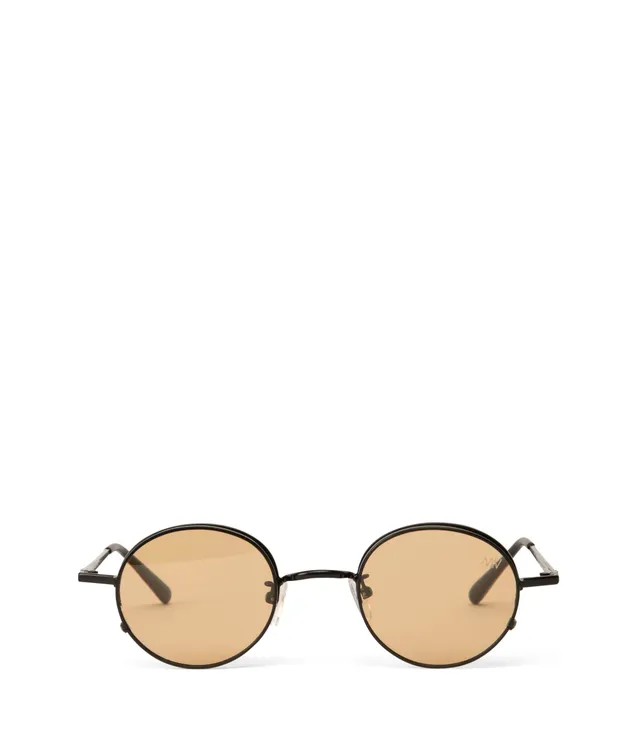 Matt & Nat EDDON Sonnenbrille Klein Rund Schwarz Polarisiert