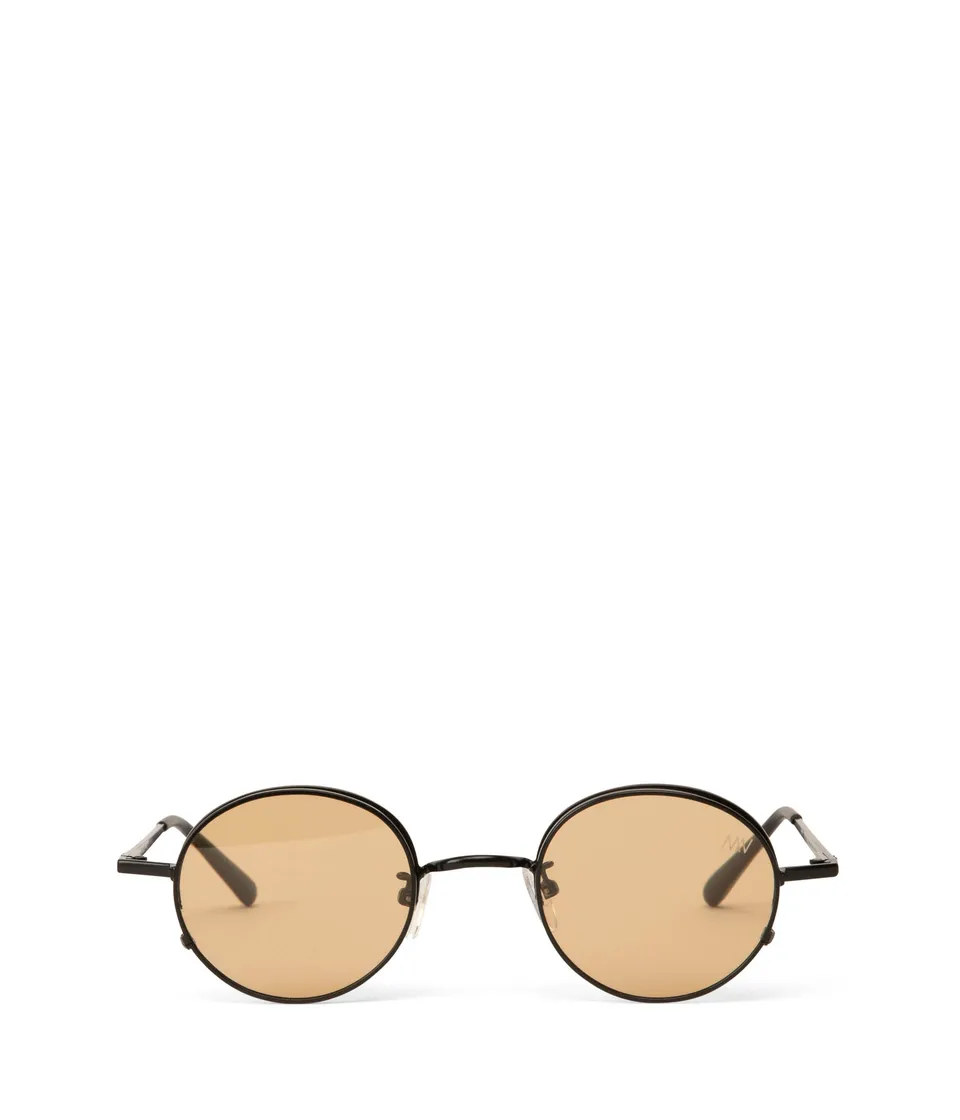 Matt & Nat EDDON Sonnenbrille Klein Rund Schwarz Polarisiert