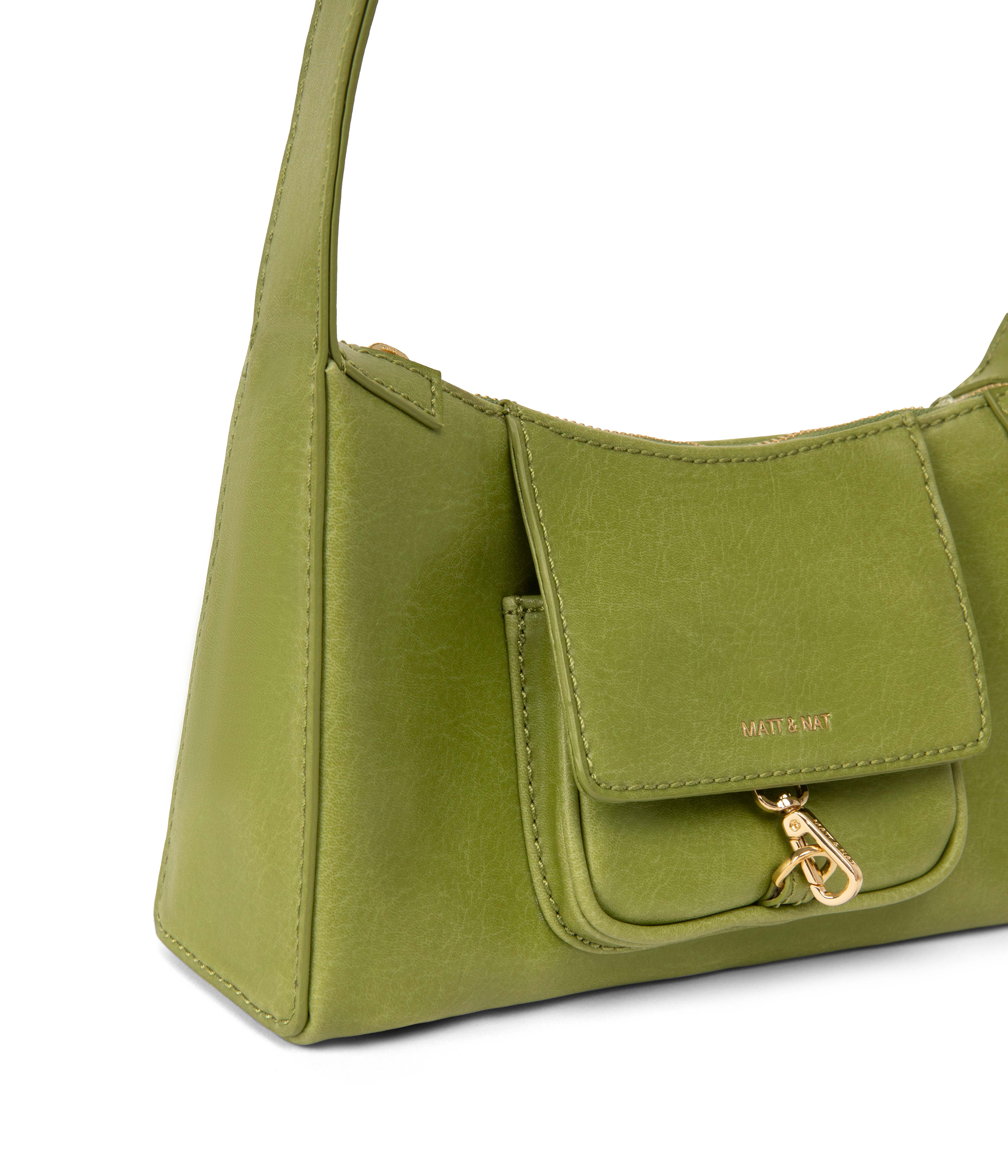 Matt & Nat Loti Vintage Schultertasche Schwarz vegan