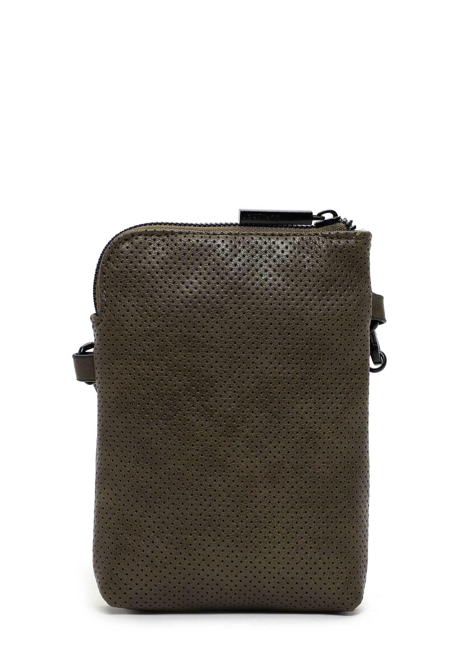 SURI FREY Celly Smartphonebag Handytasche Mud perforiert