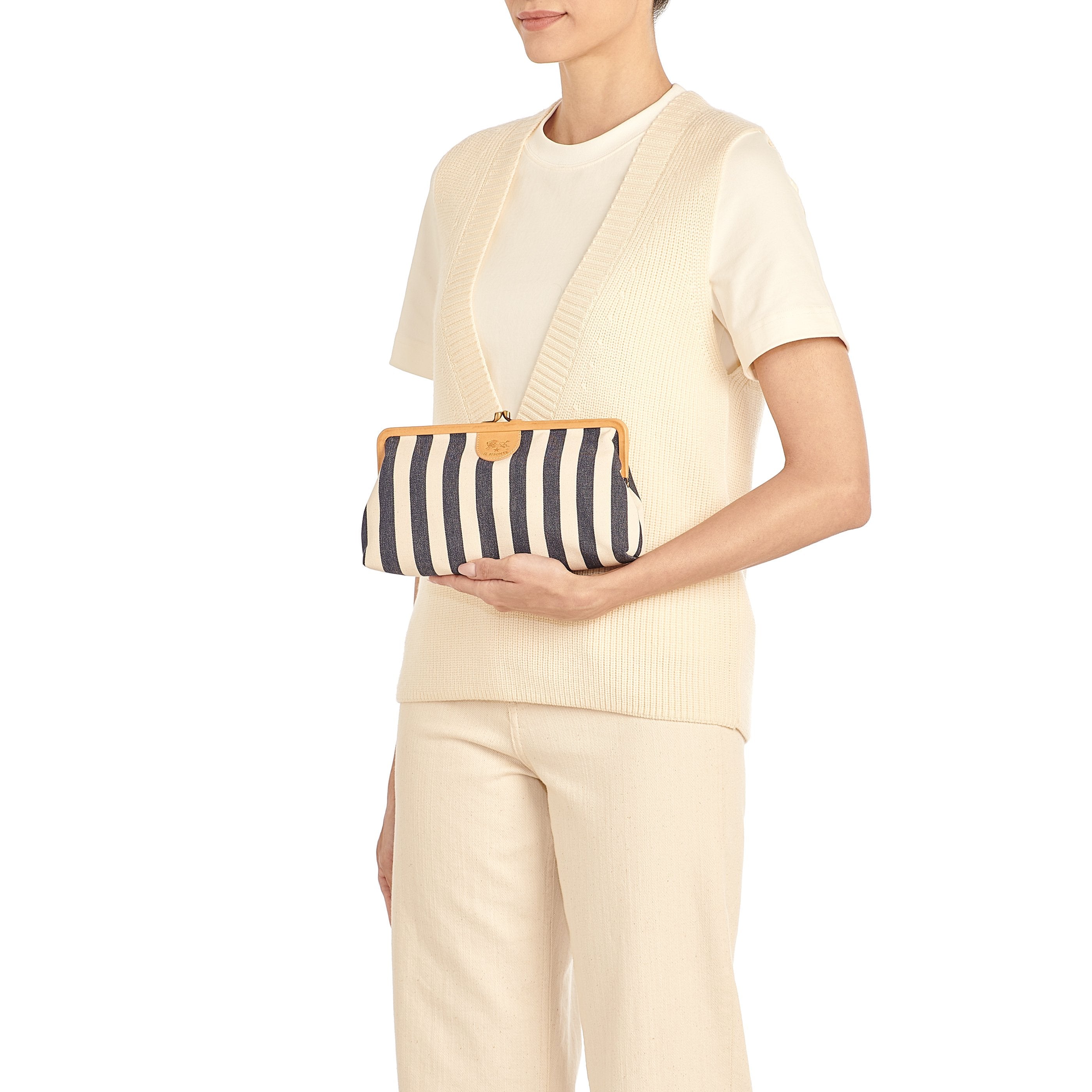 Il Bisonte Pochette Clutch Multicolor Baumwolle